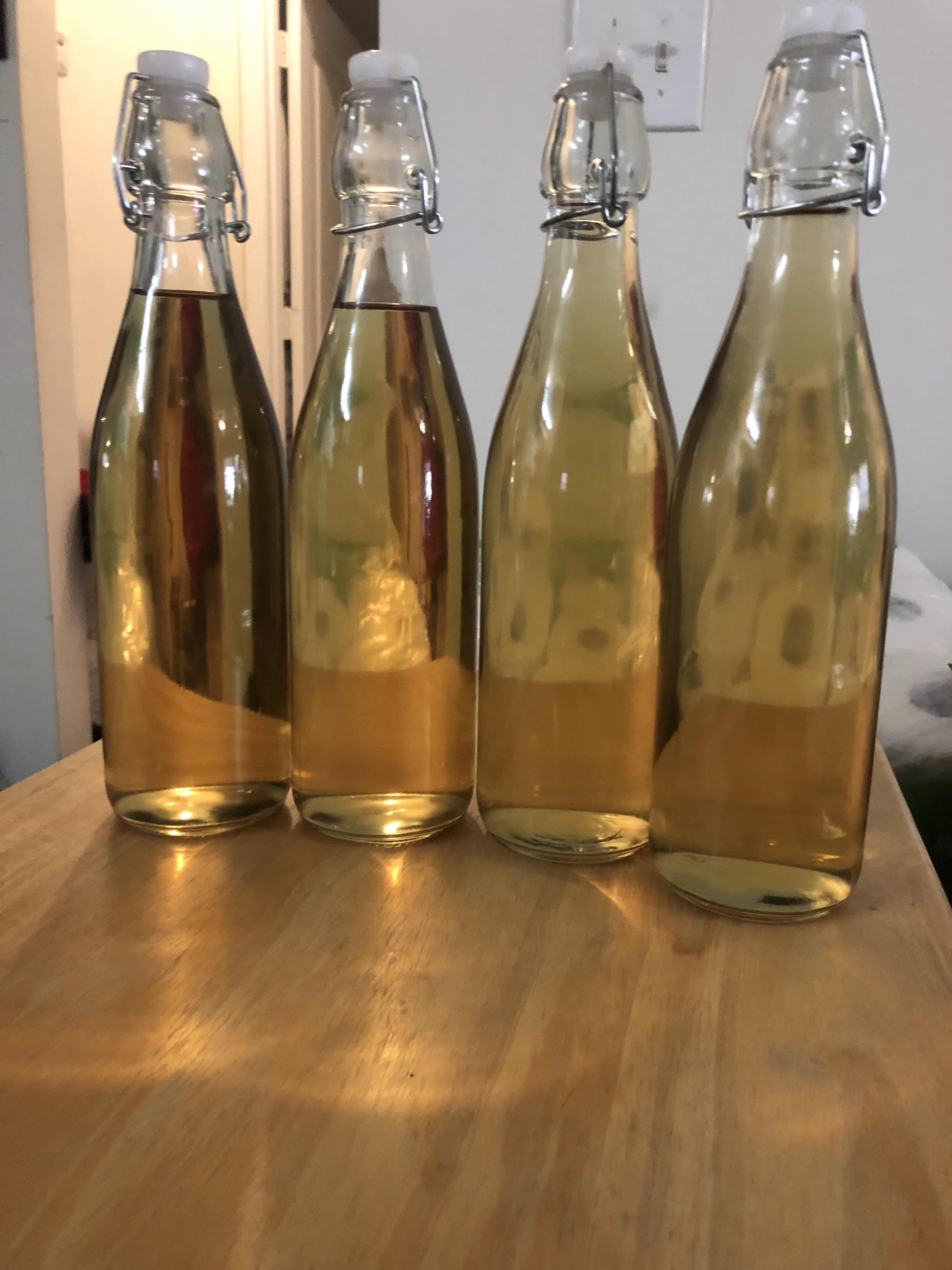 My first batch of mead. It's a spicy cinnamon mead. Any name ideas? r