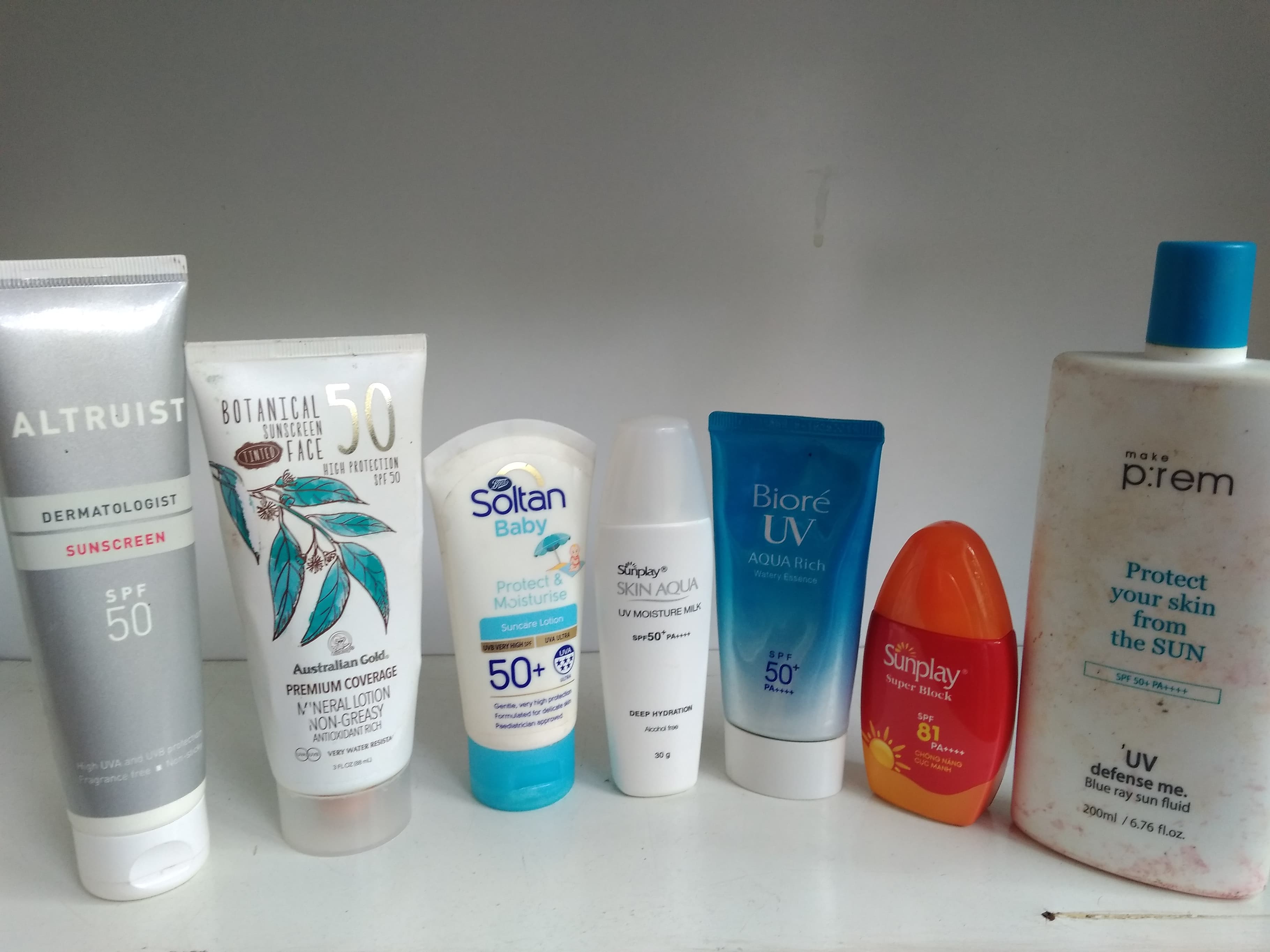 [Shelfie] [Sun Care] Sunscreen for dry skin on acne treatment