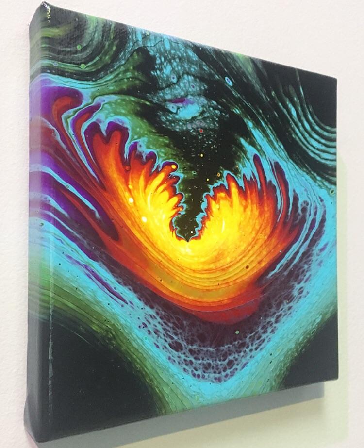 [Artist Store] Acrylic fluid and pour paintings for sale! Etsy update