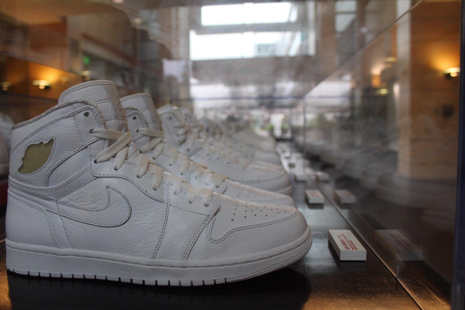Nike headquarters has a display of all the Jordan models r/Sneakers
