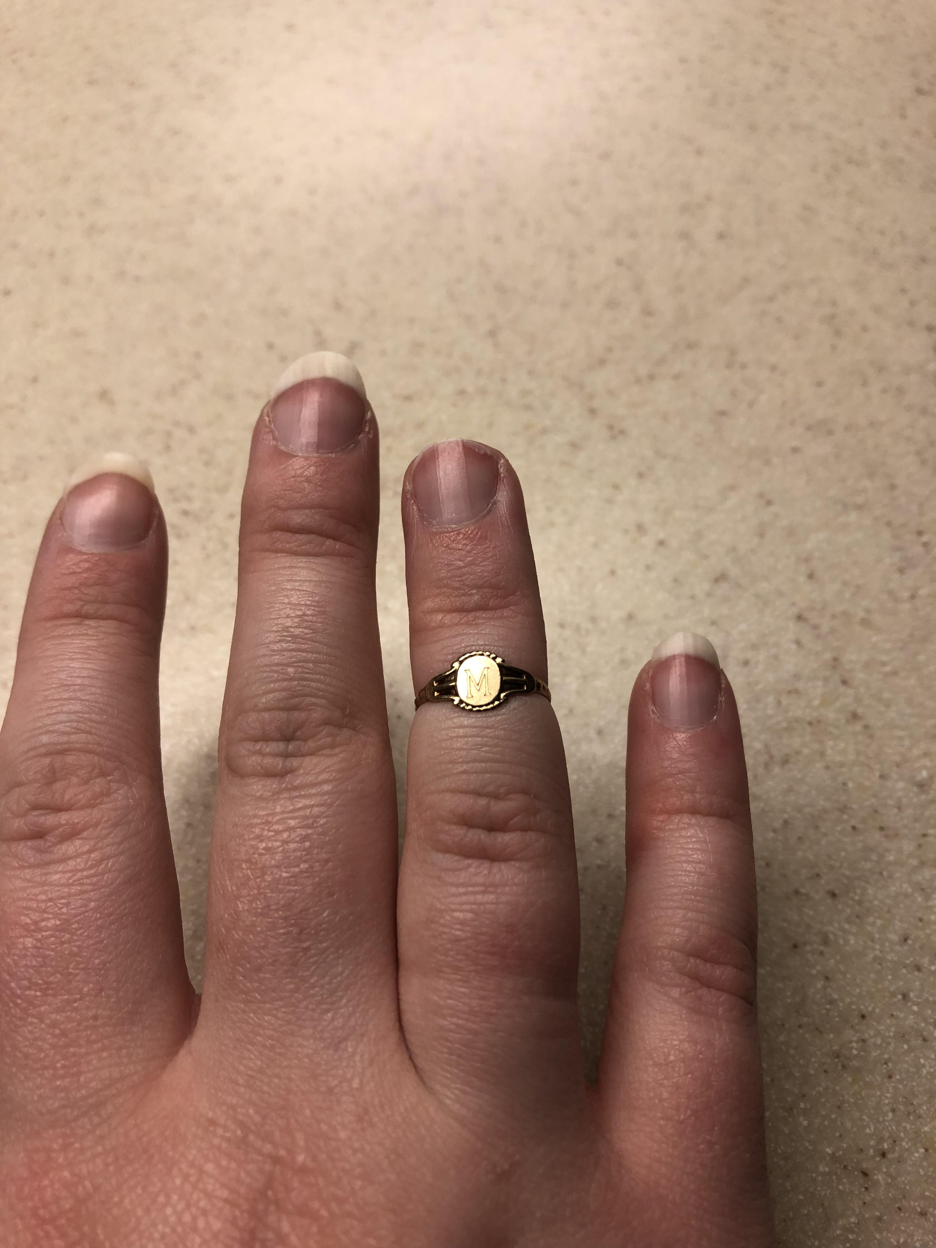 Should I wear my dad’s baby ring as my something old? I’d have to wear