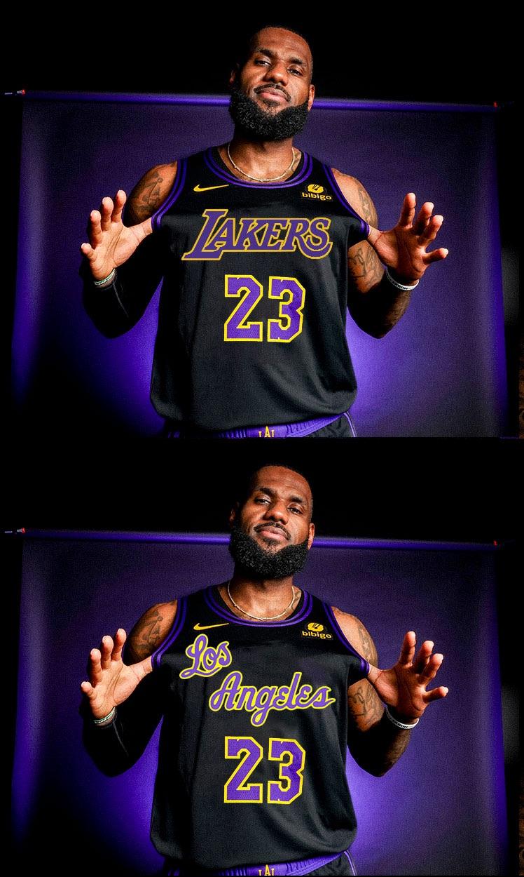 Better version of this years city jerseys. Hollywood nights or the Kobe Slam cover jersey. r