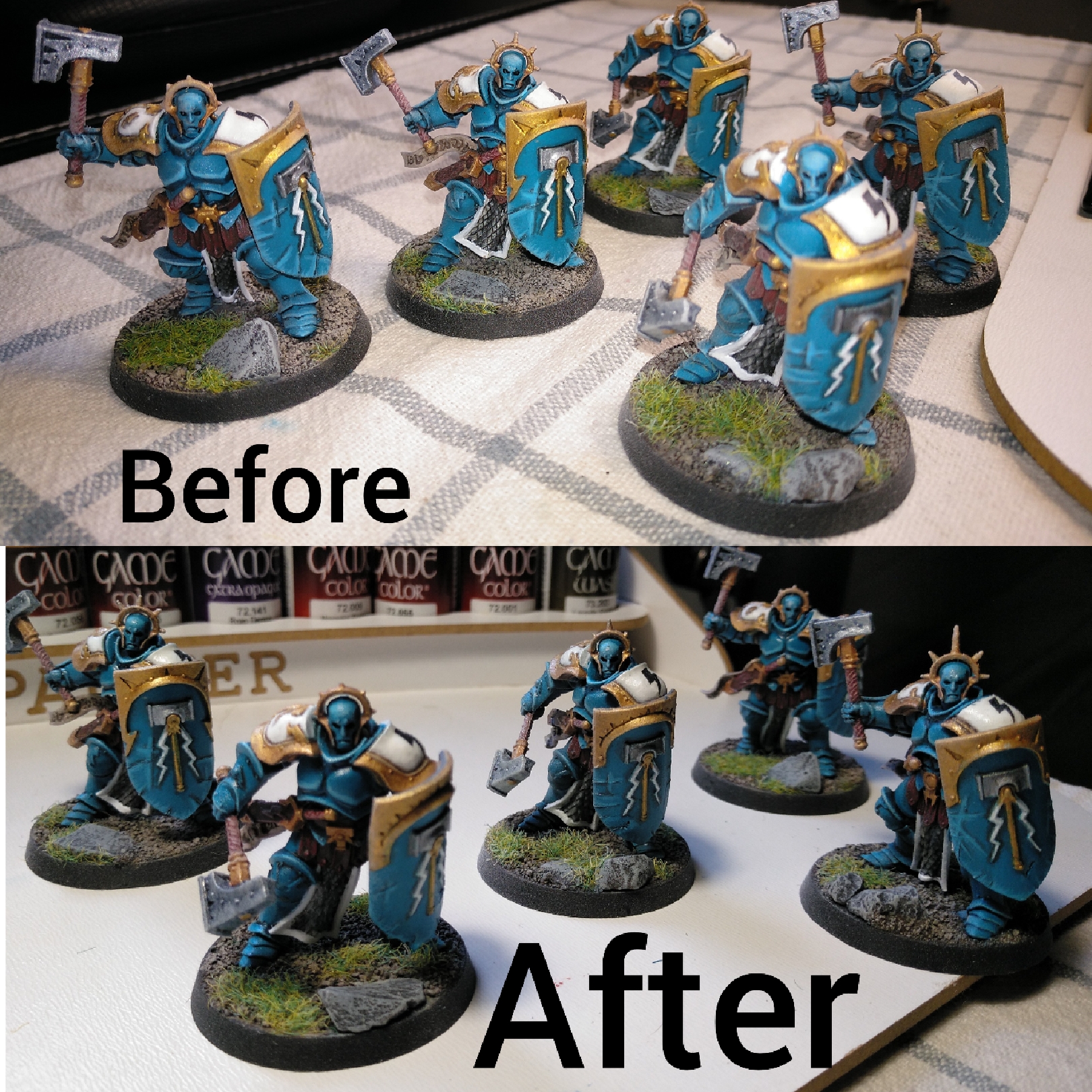 Thanks Reddit Collective for your wise advise of applying gloss varnish