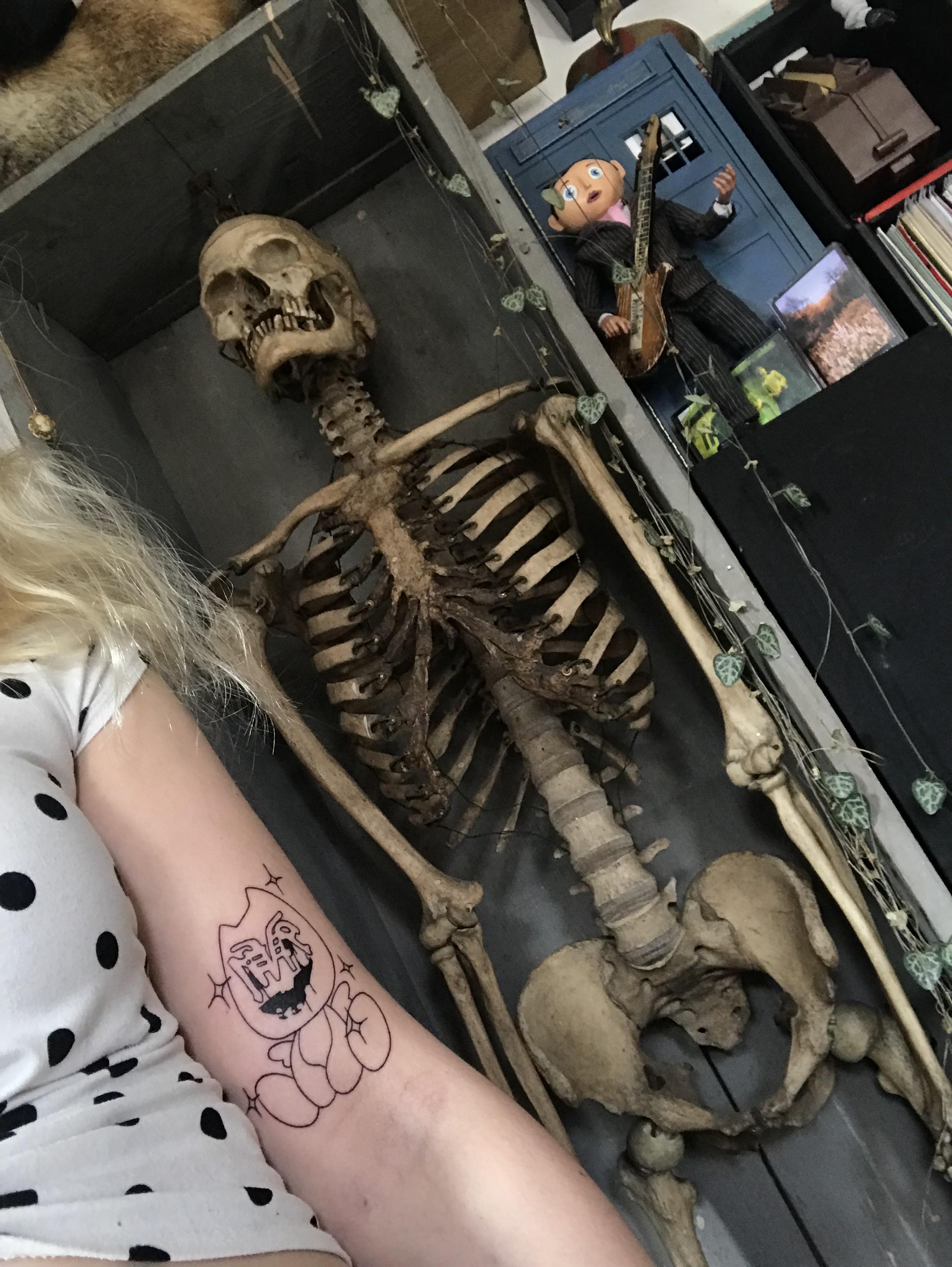 finally got my drain gang tattoo!!! 🥀🥀🥀 sadboys