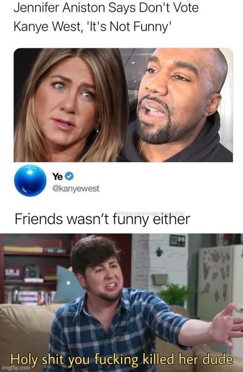 Kanye not holding back r/memes