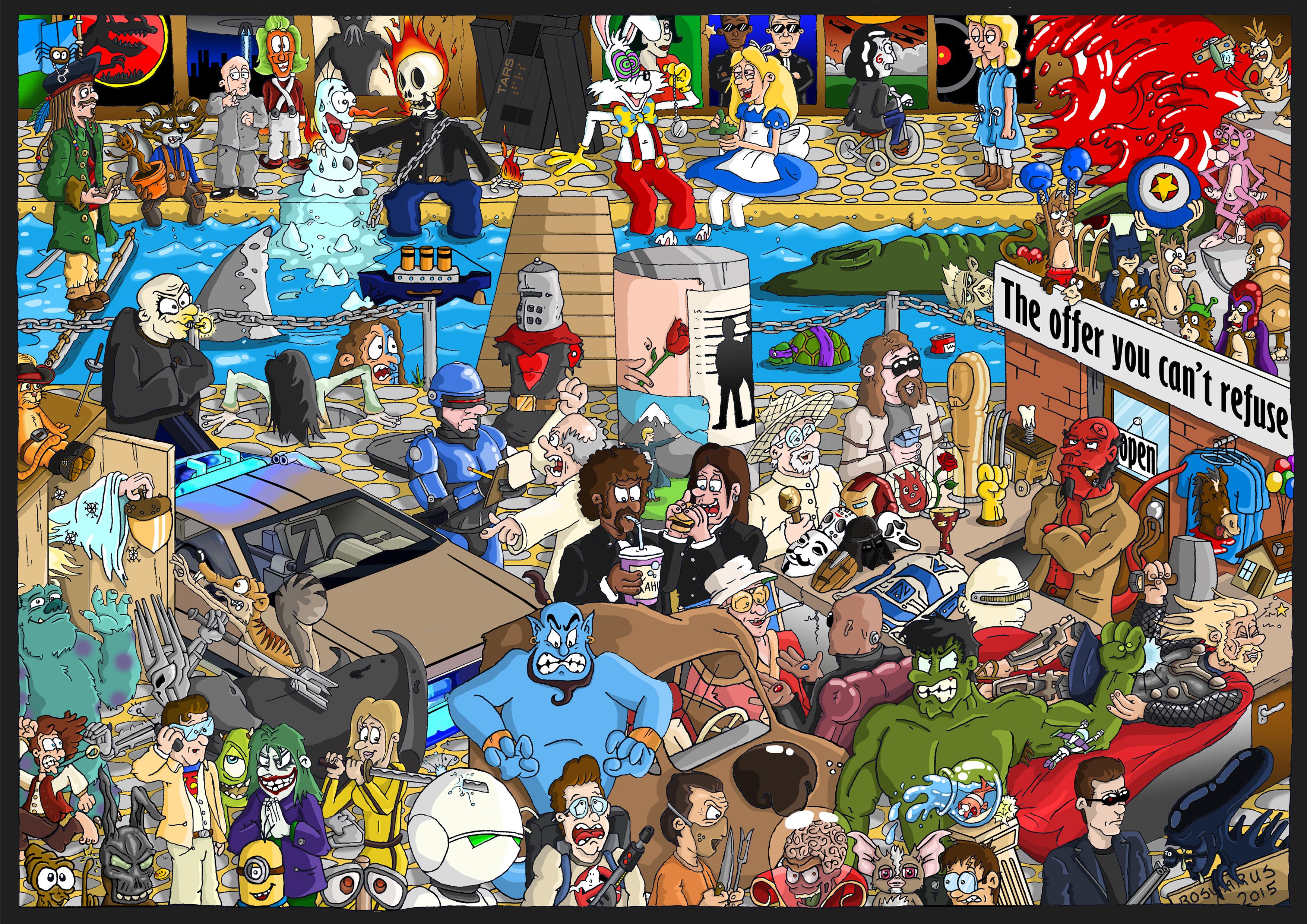 Find the movies, older work made in 2015 by me (Rosyarus) r/wimmelbilder