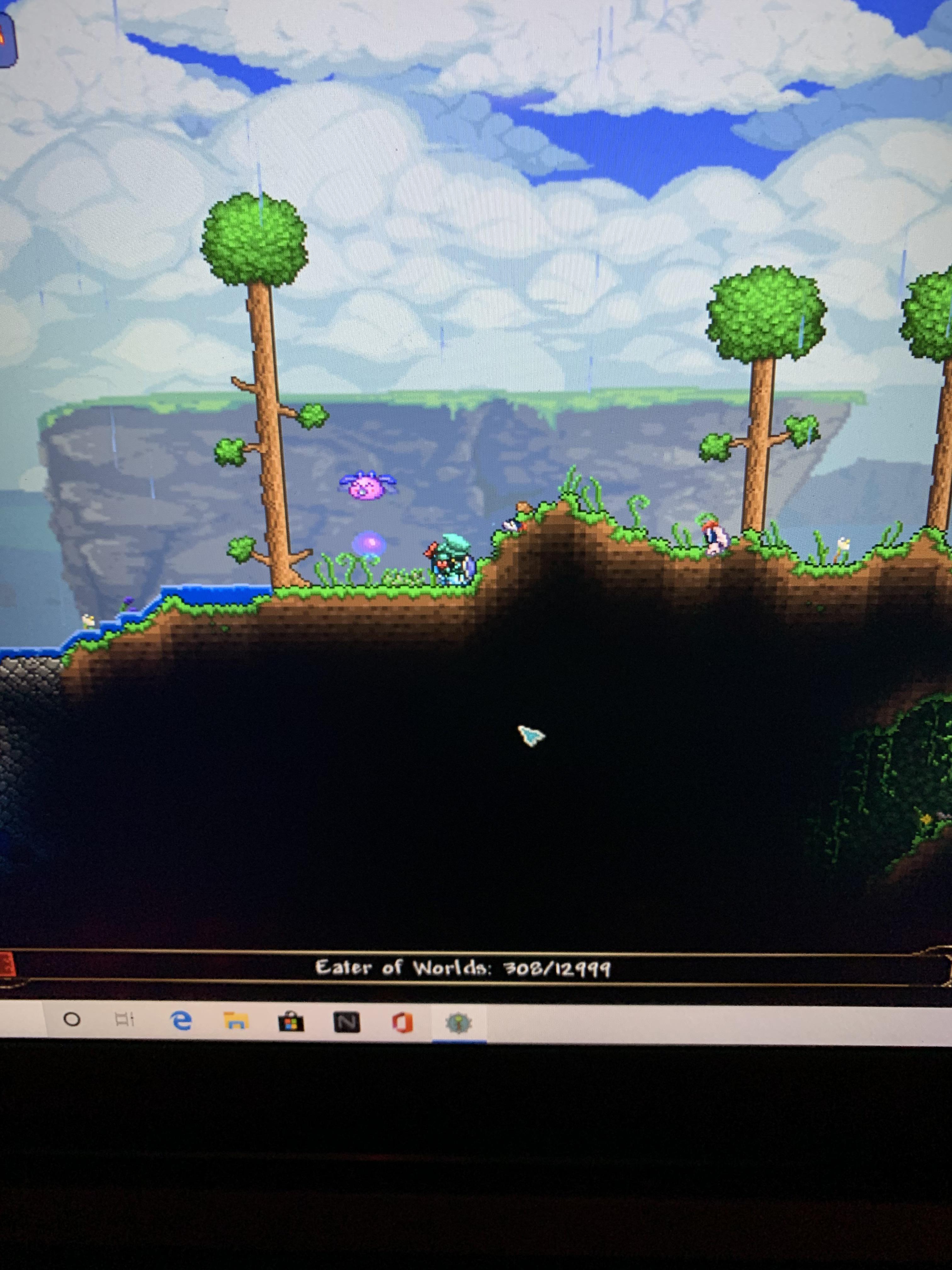 So I’m trying to farm eater of worlds when he somehow doesn’t die and