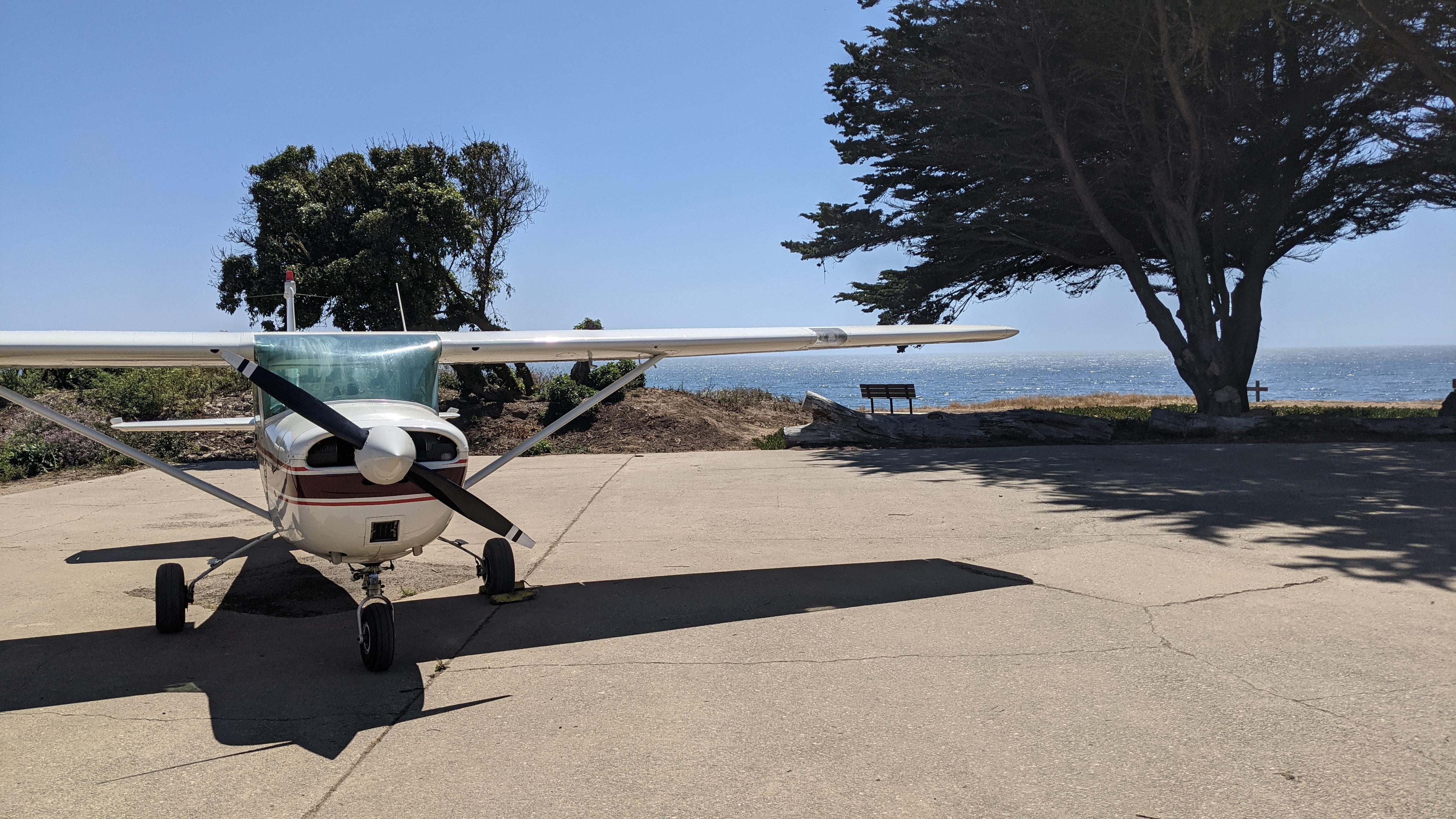 Flew the 150 into CA66 Monterey bay academy's grass strip. r/flying