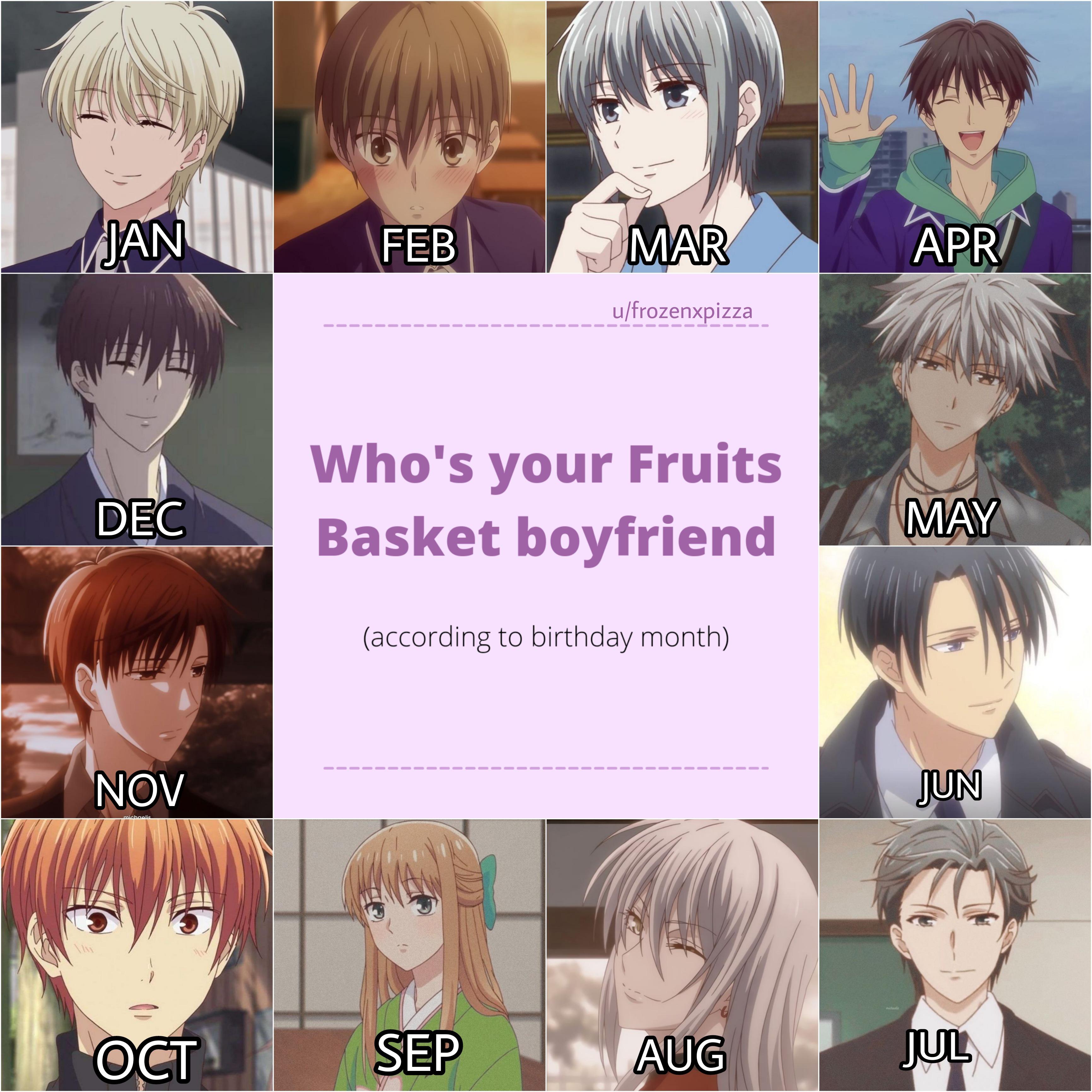 Who's your Furuba boyfriend? r/FruitsBasket