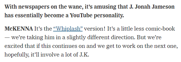 This quote from an interview with the Far From Home writers gets me