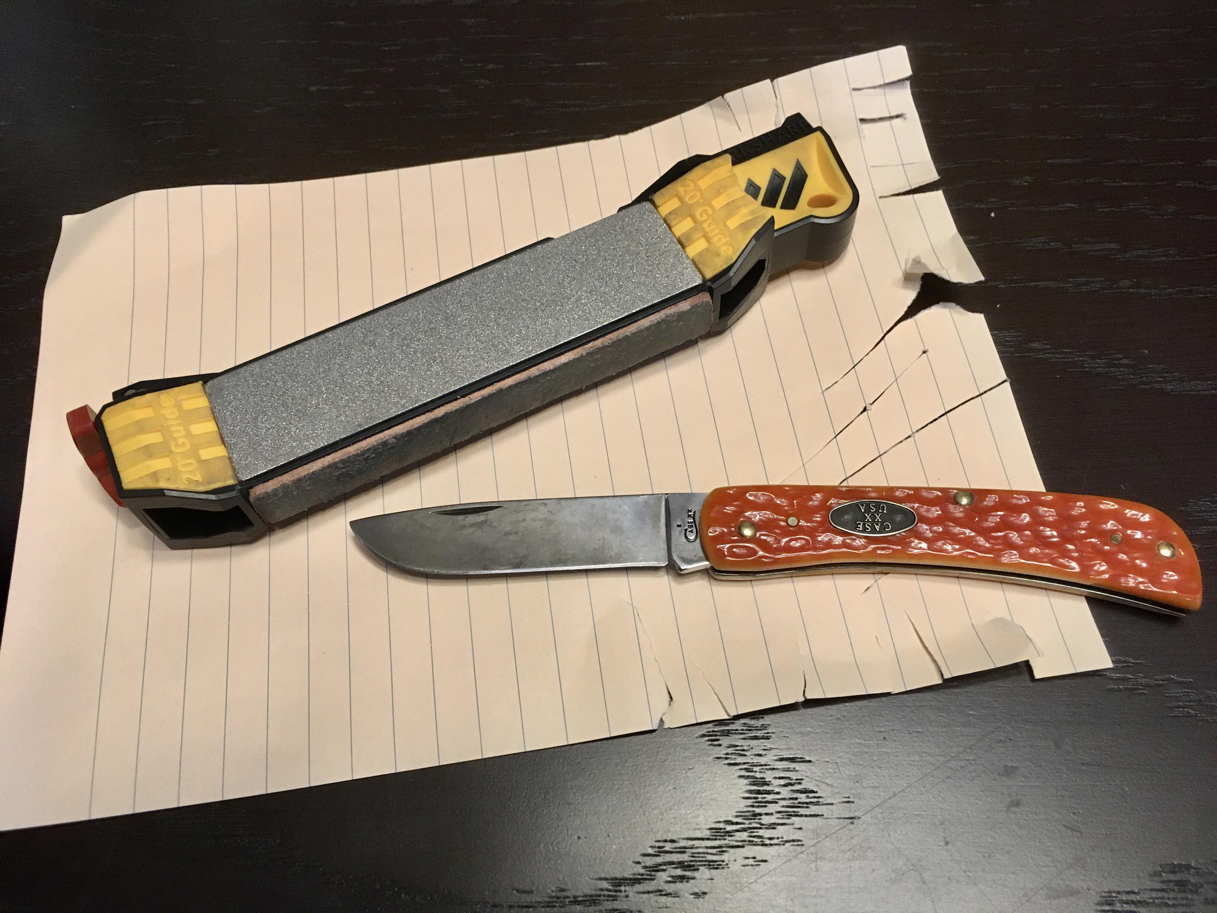 My first Case knife ) a Pocket Worn whiskey bone standard jig