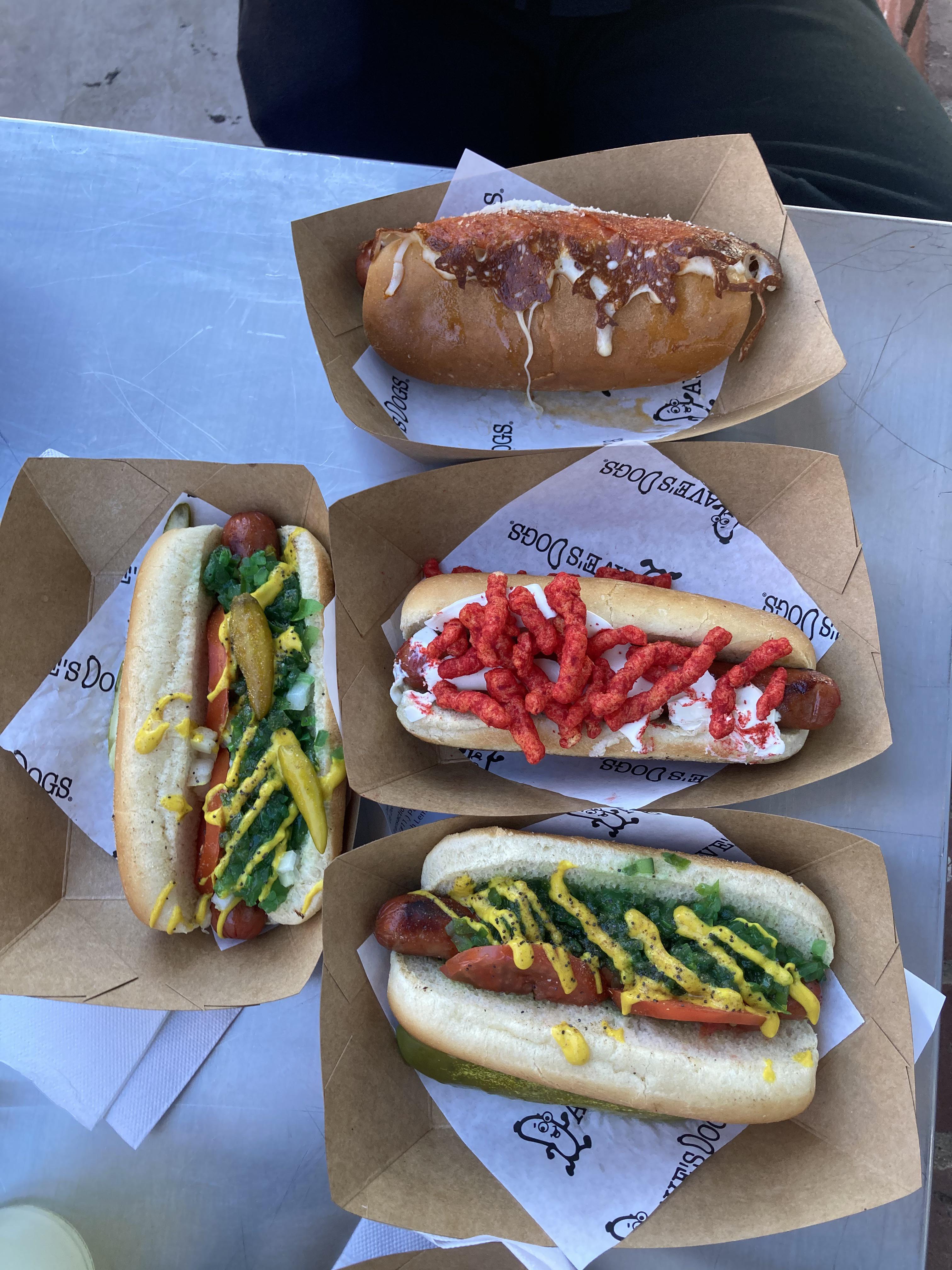 I don’t know if anybody has ever mentioned Dave’s Dogs in Santa Barbara