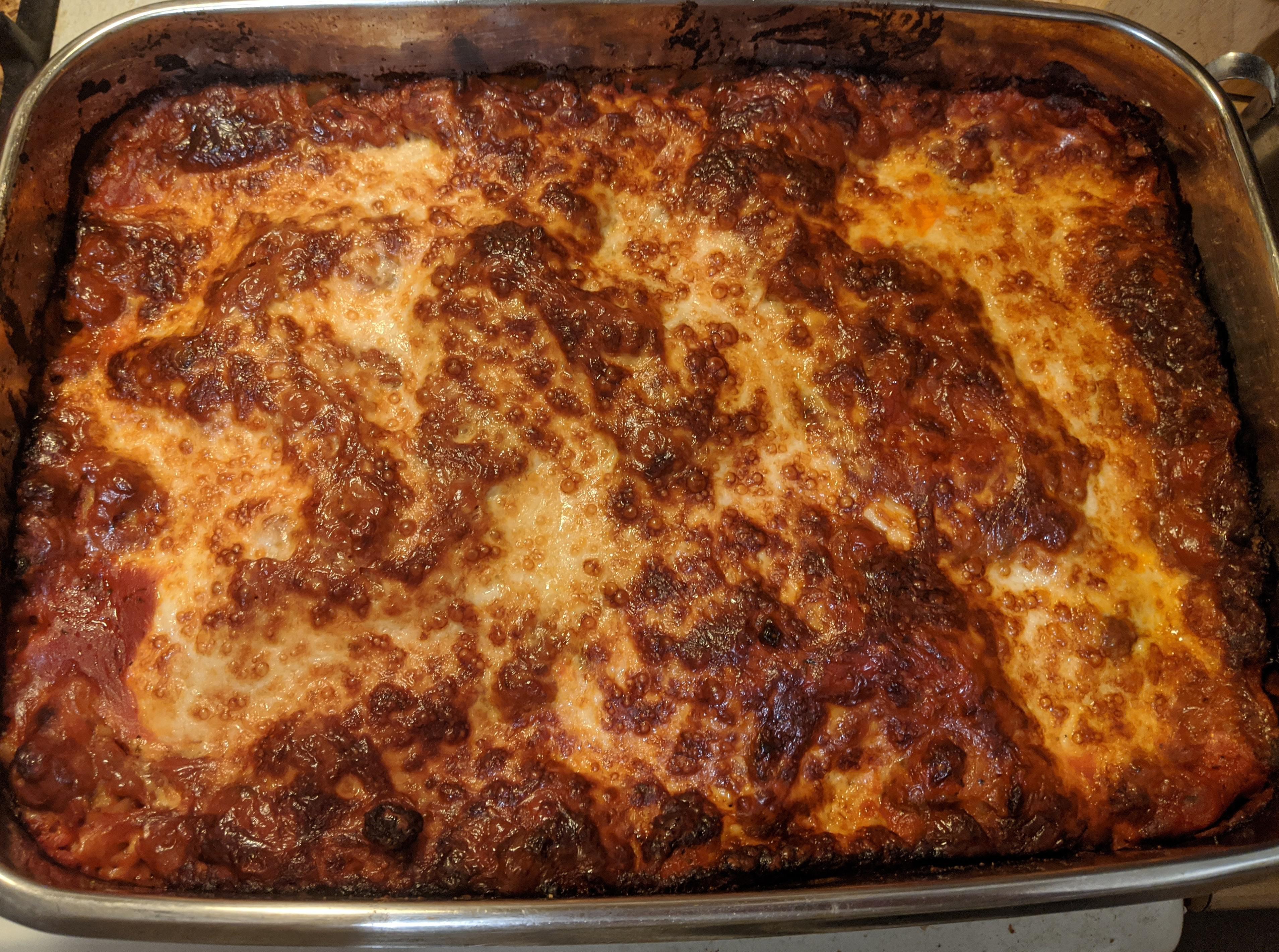 [Homemade] Italian Sausage Lasagna r/food