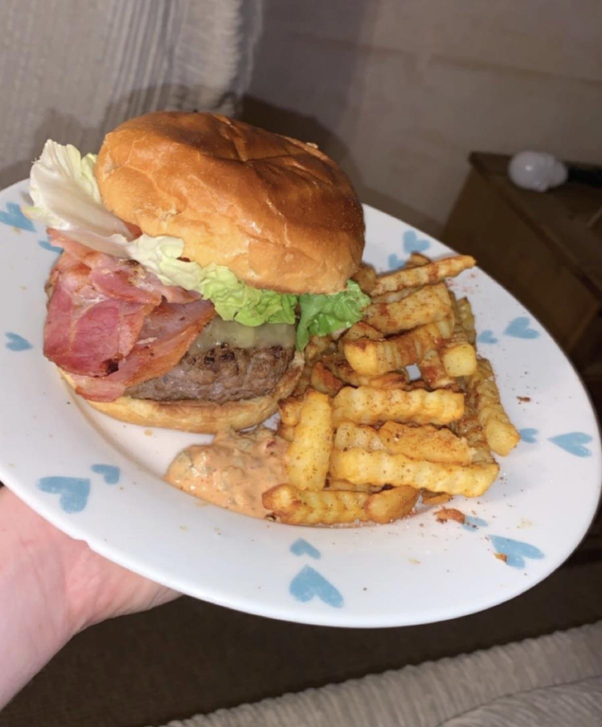 El Classico homemade Quarter Pounder with Mature Cheddar Cheese