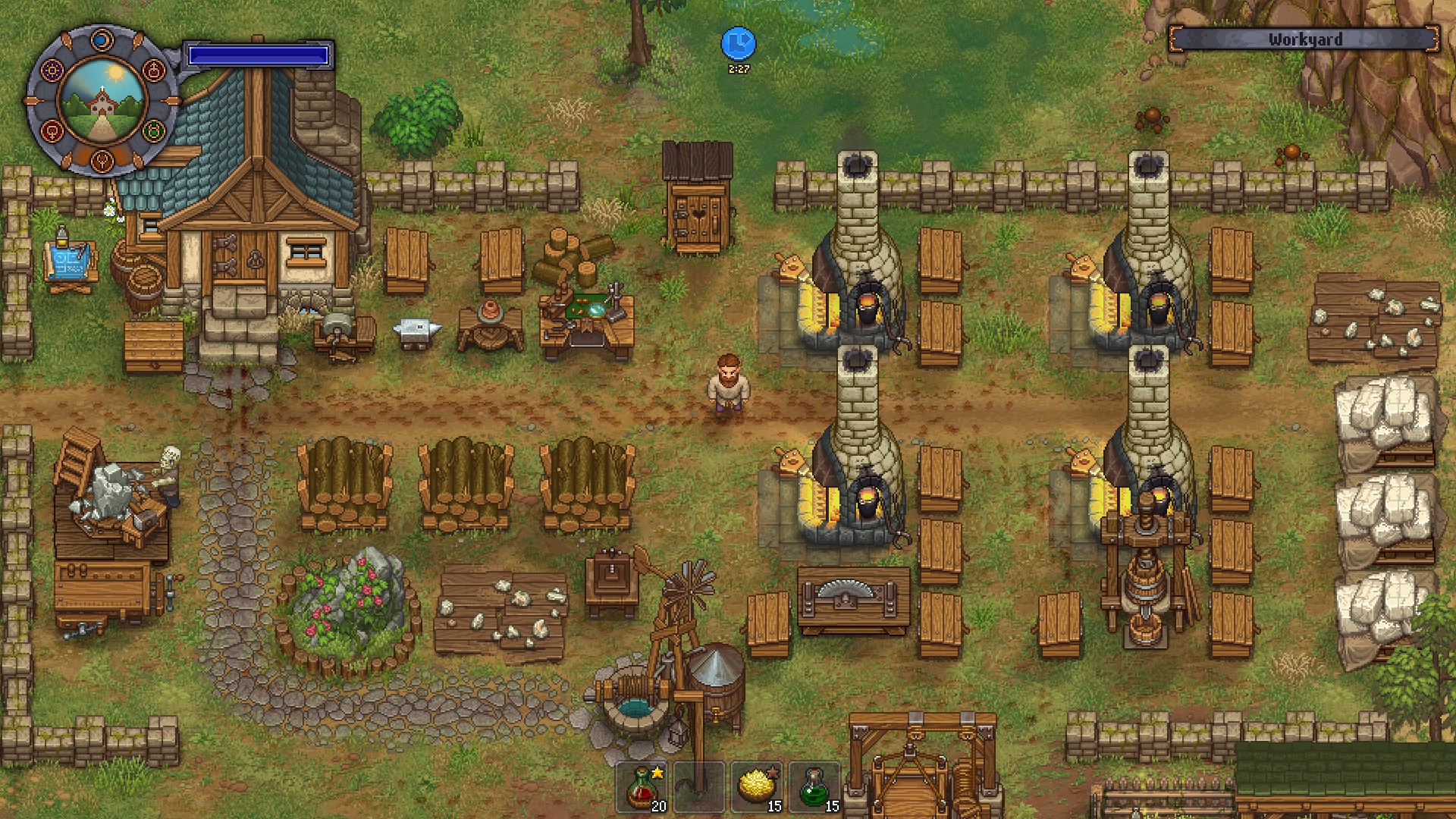 Here's how I organized my Workyard, what's yours look like? r