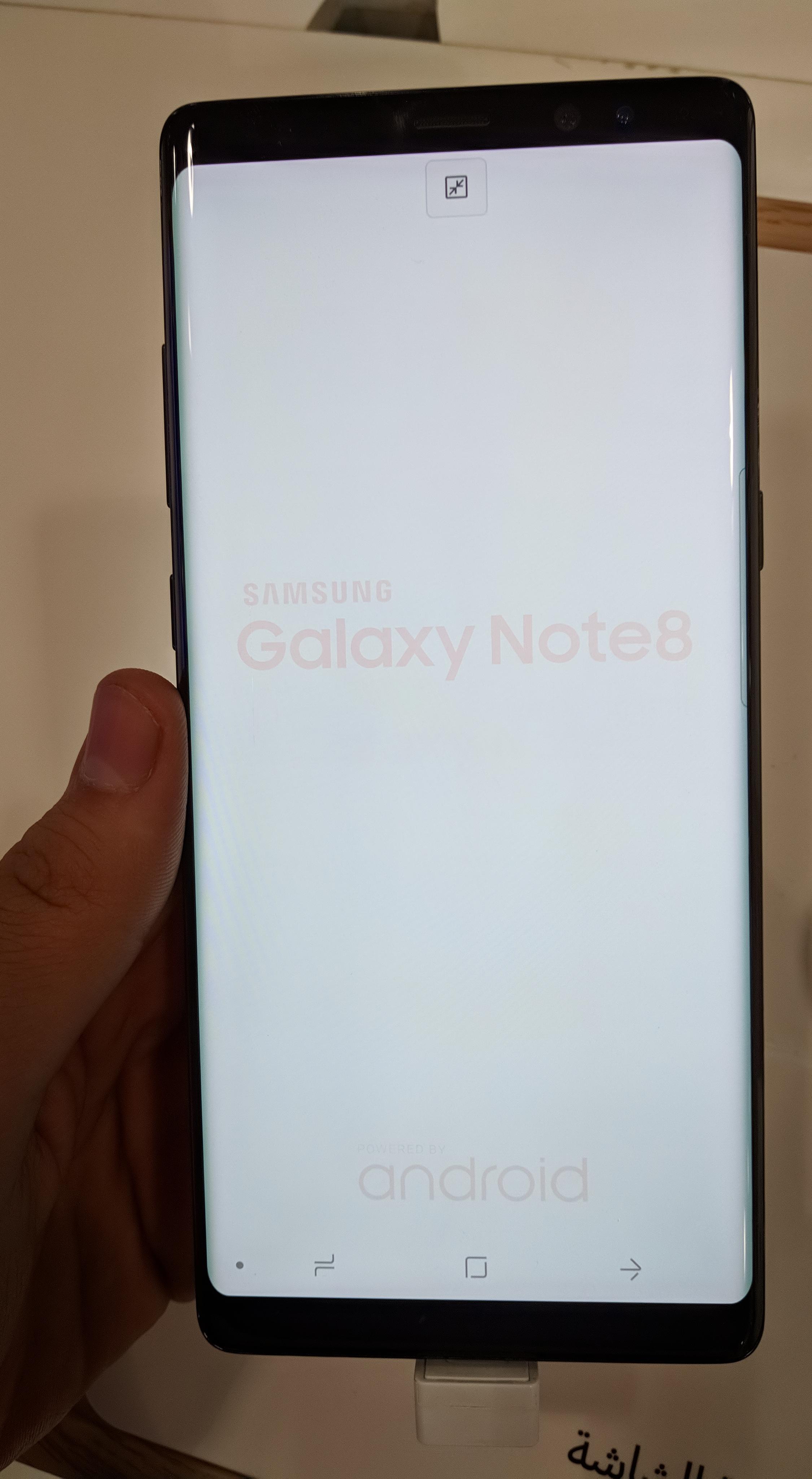 The burnin on this Galaxy Note 8 r/mildlyinfuriating