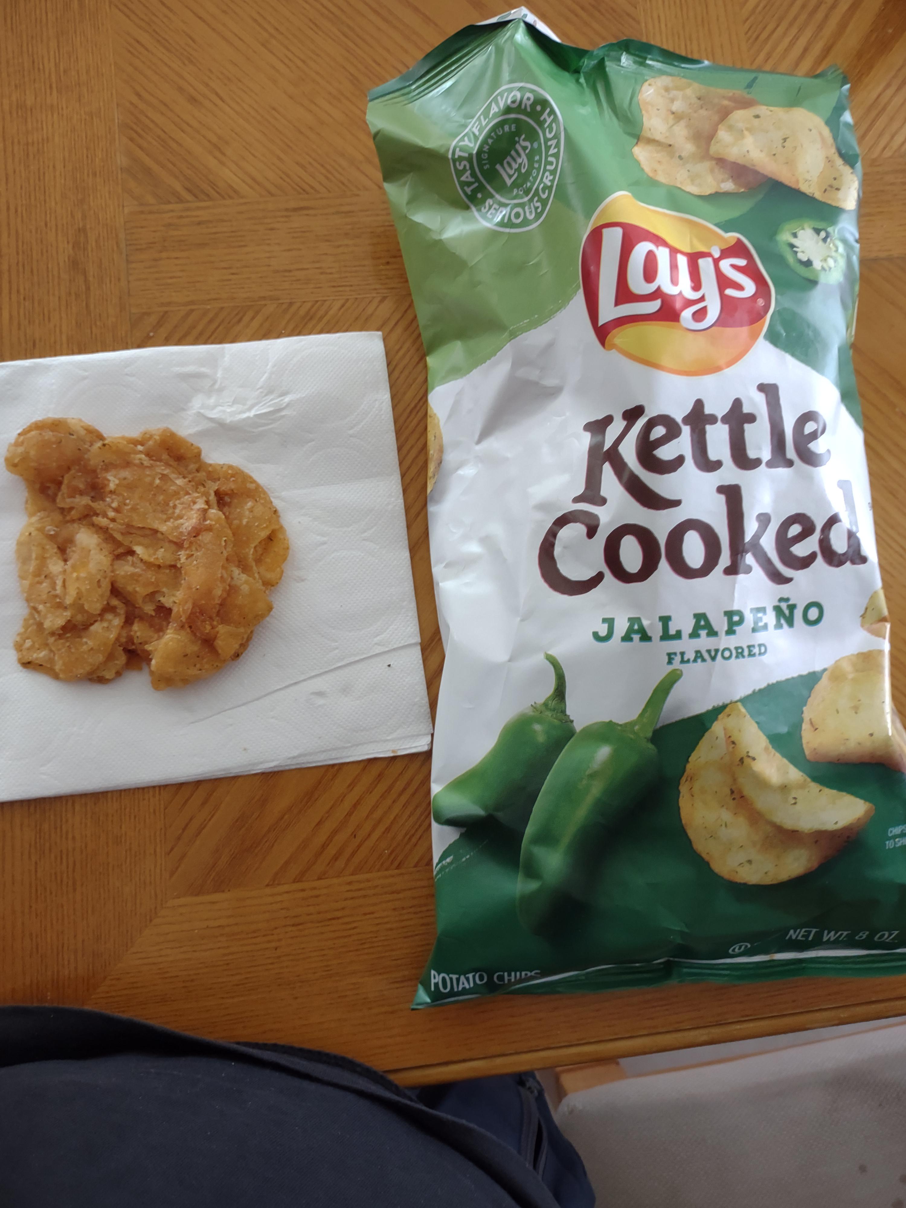 Look at this giant nugget of fried jalapeno and potato gold I found