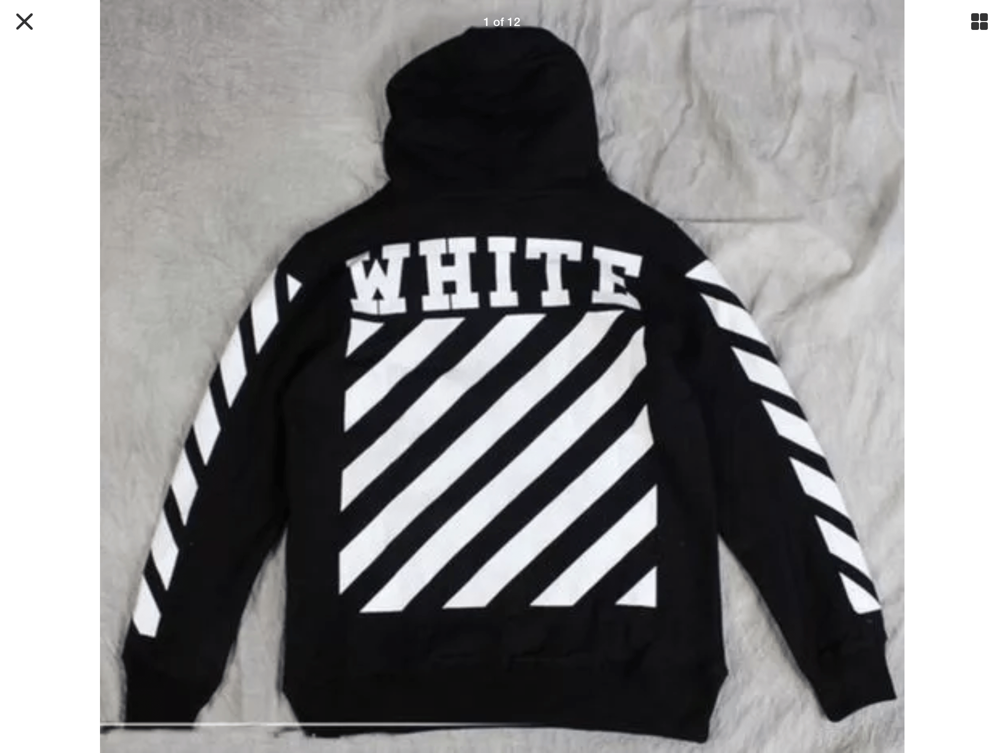 Please legit check this Off white hoodie r/streetwear