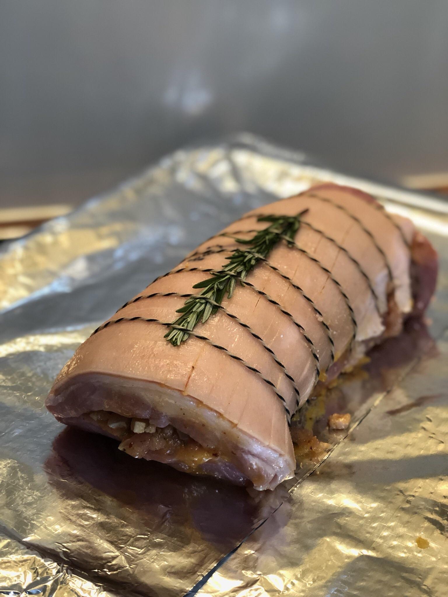 [HOMEMADE] Stuffed pork belly joint pre cook r/food