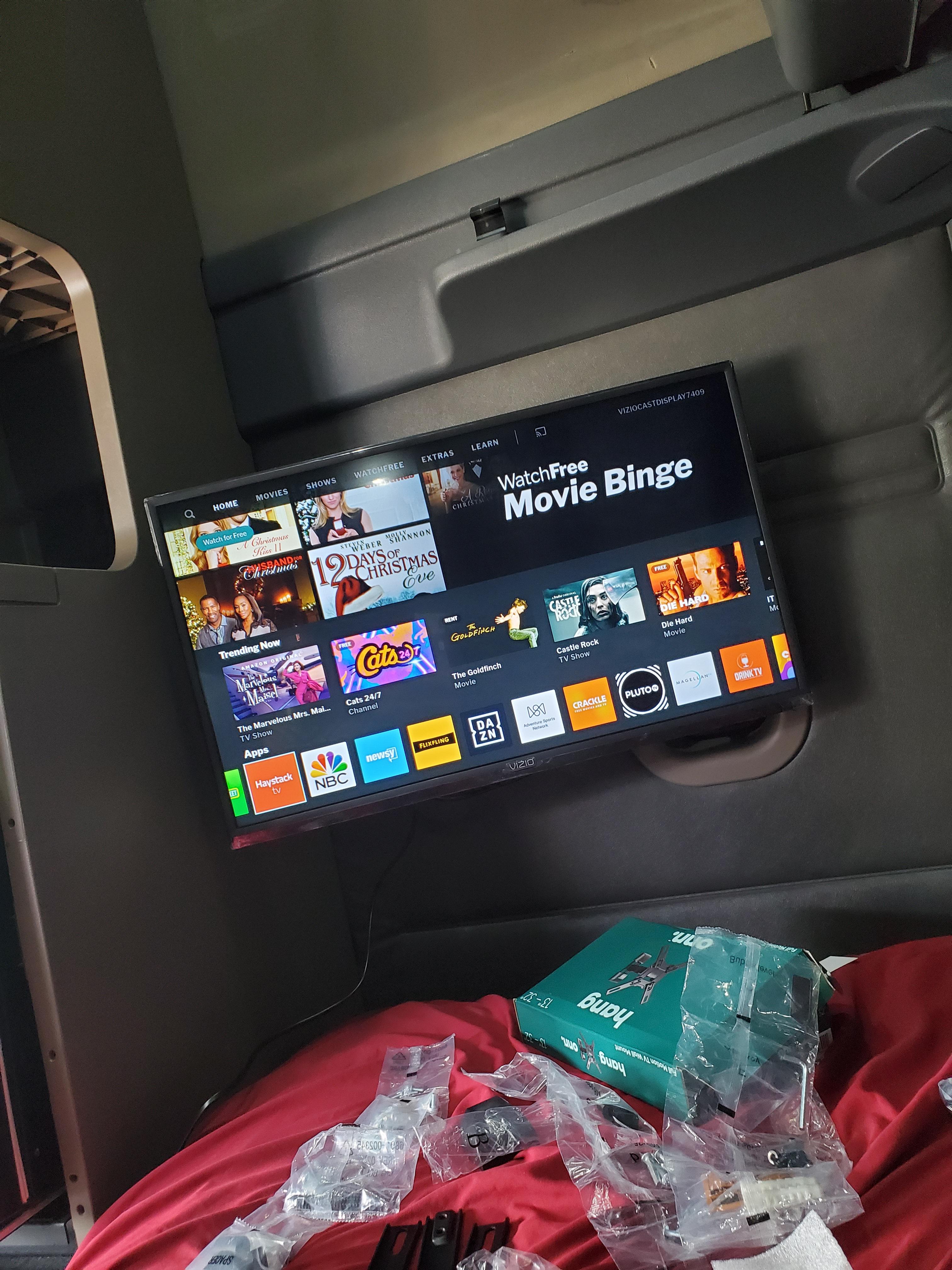 Finally I got my tv installed r/Truckers