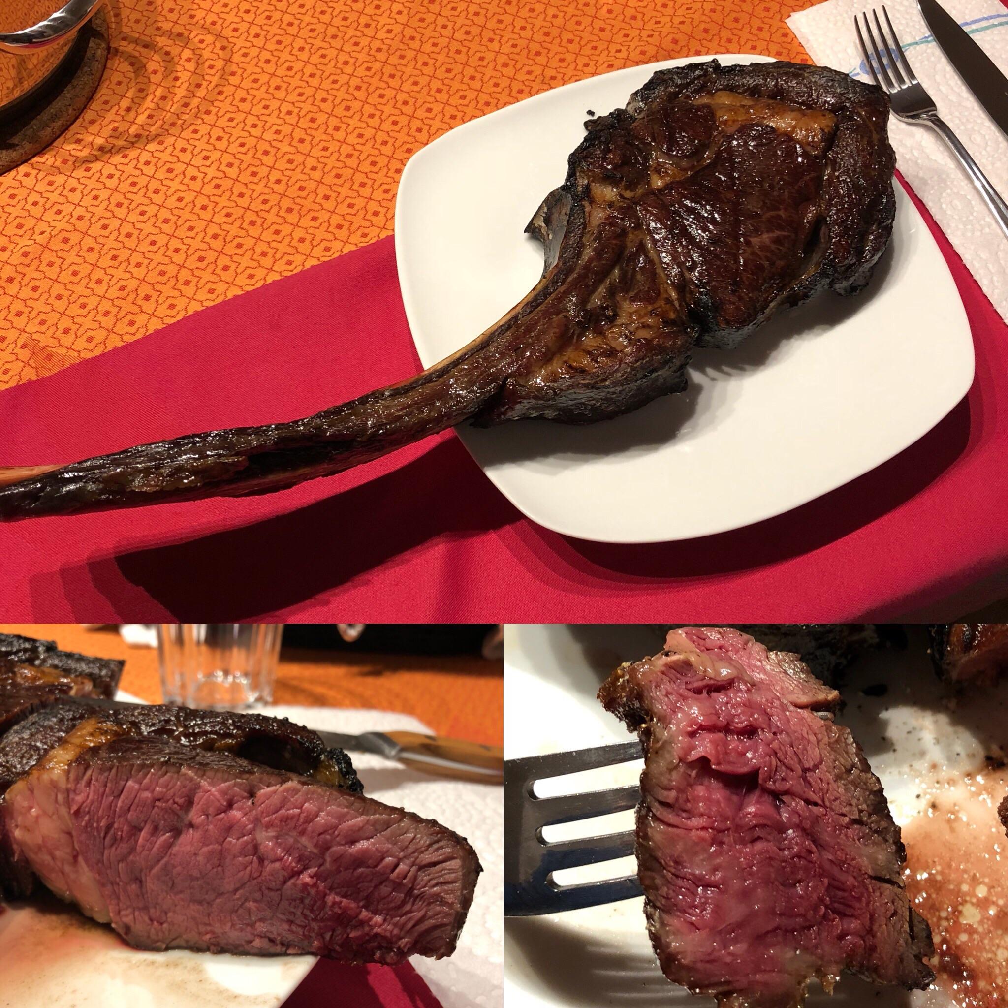 My first DryAge Tomahawk Sous Vide & Charcoal Seared r/steak