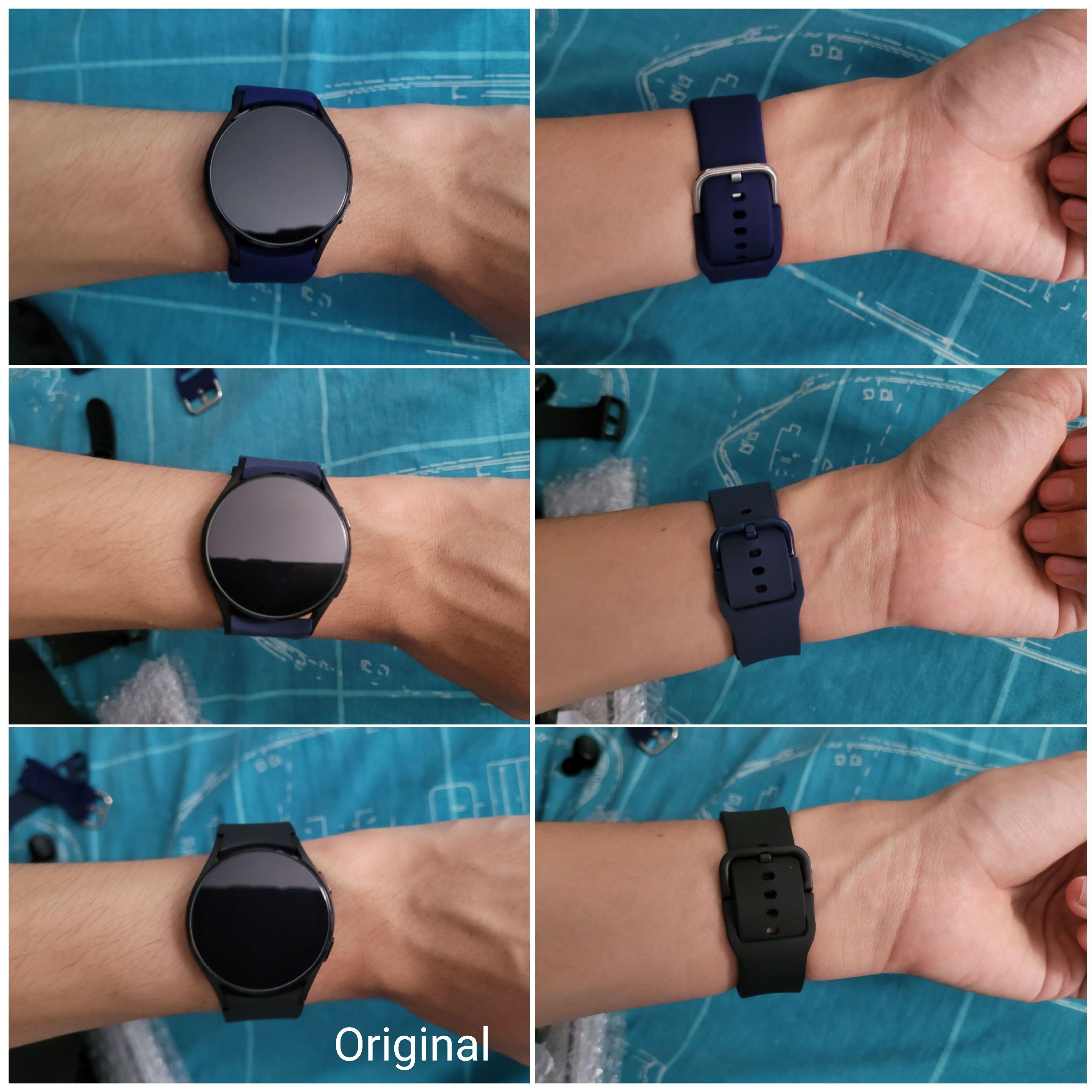 Galaxy Watch 4 40mm on small wrist (+alt straps) r/GalaxyWatch