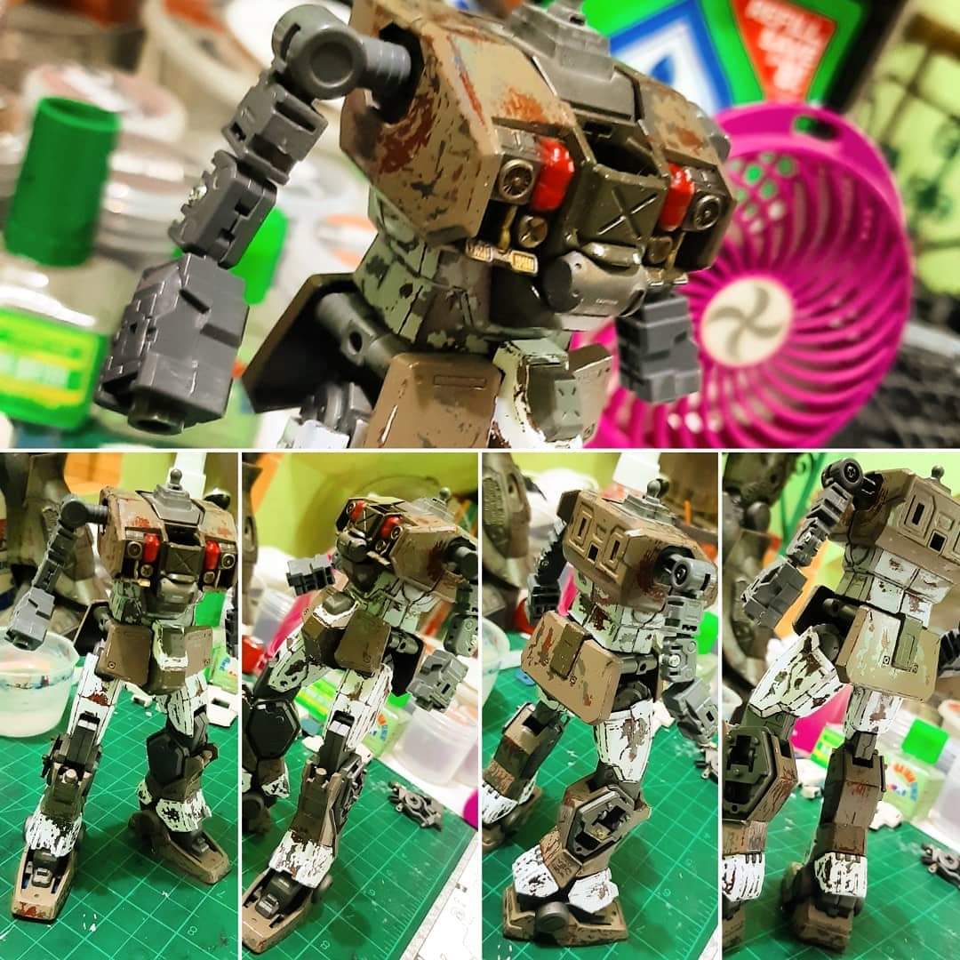 DP28 Nomad Custom (EZ08 Gundam) Arm innerframes are next for gunmetal