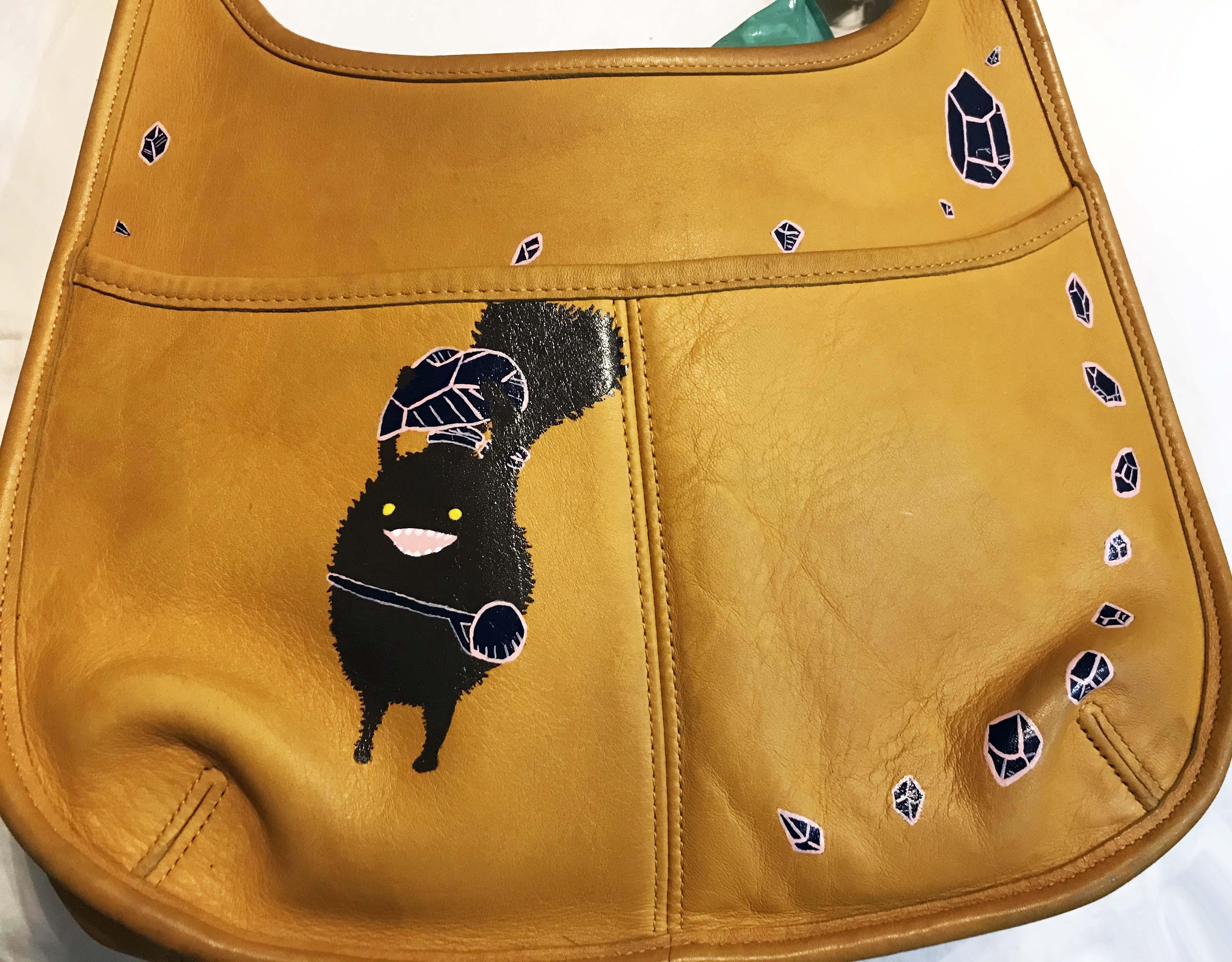 Was given an old bag, decided to make it a spriggan bag, don't know if