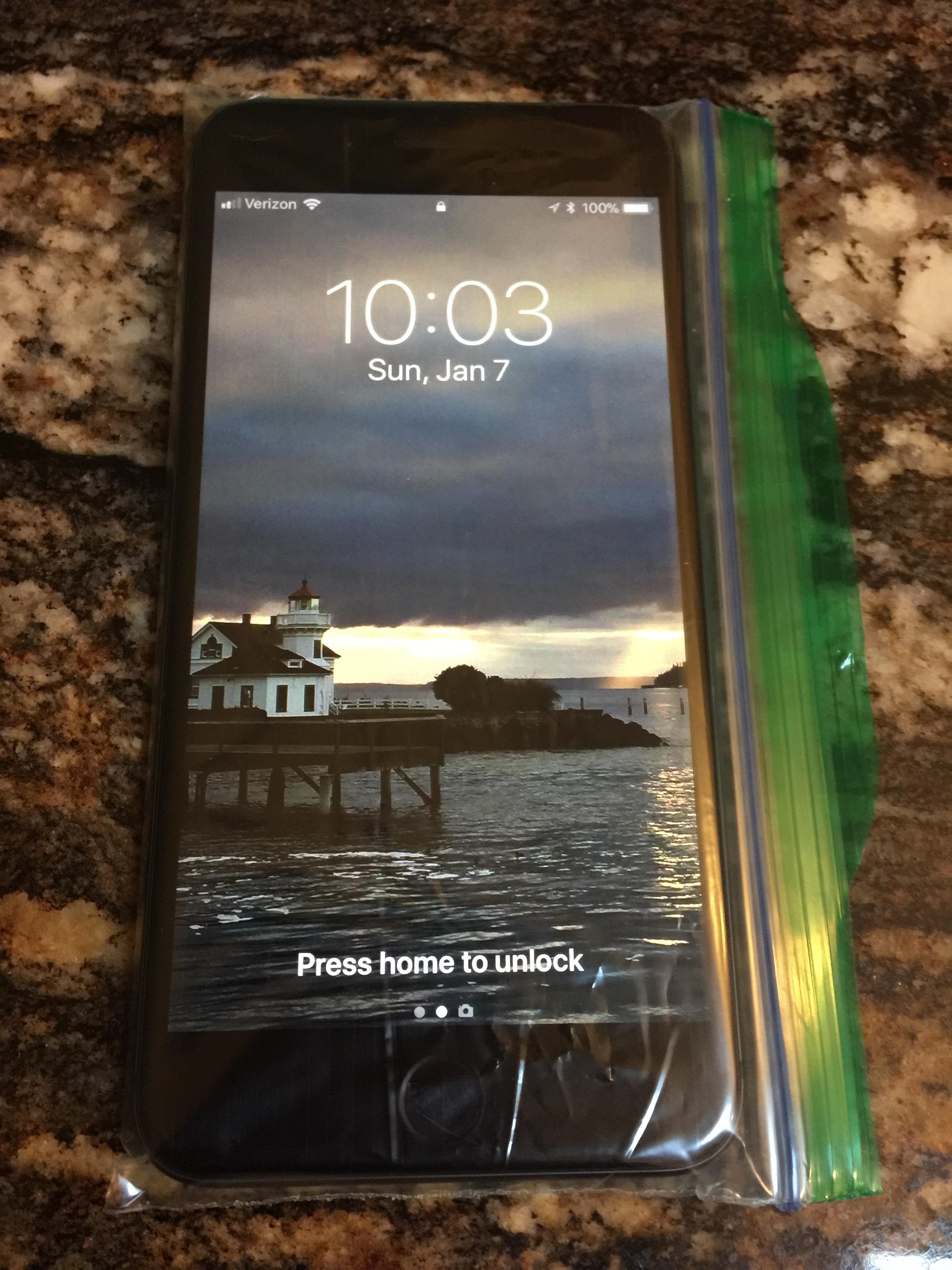 Temp case for IPhone 8Plus. r/Perfectfit