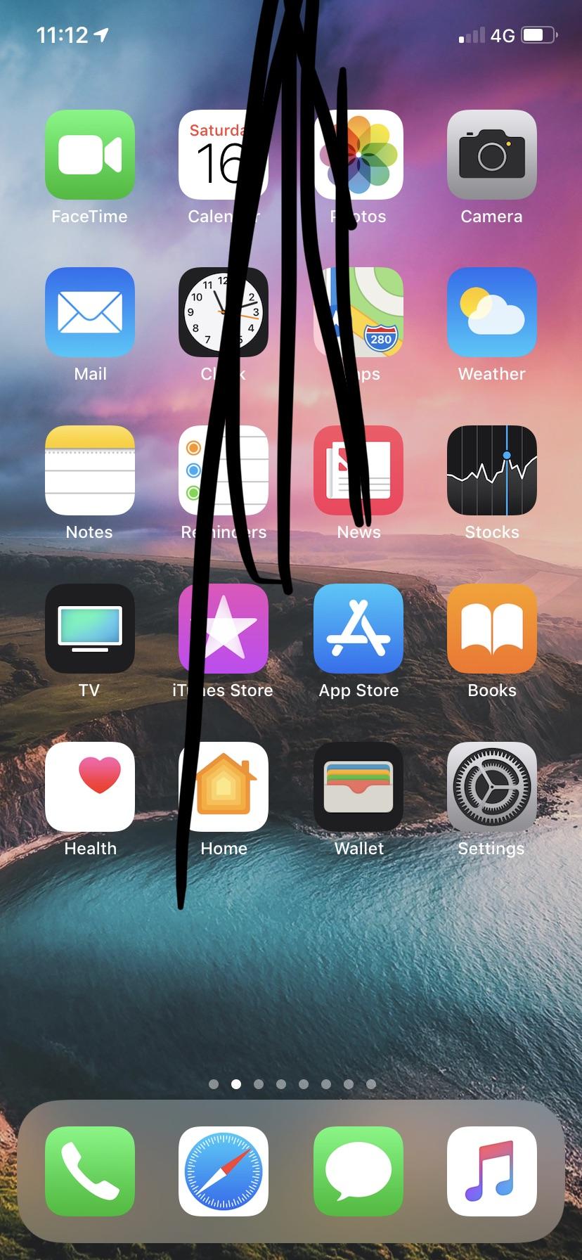 Why you try to crop a screenshot and do this instead iphone