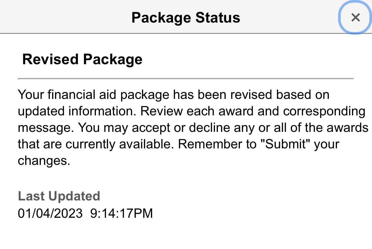 What does this mean? Does it mean they already reviewed my financial