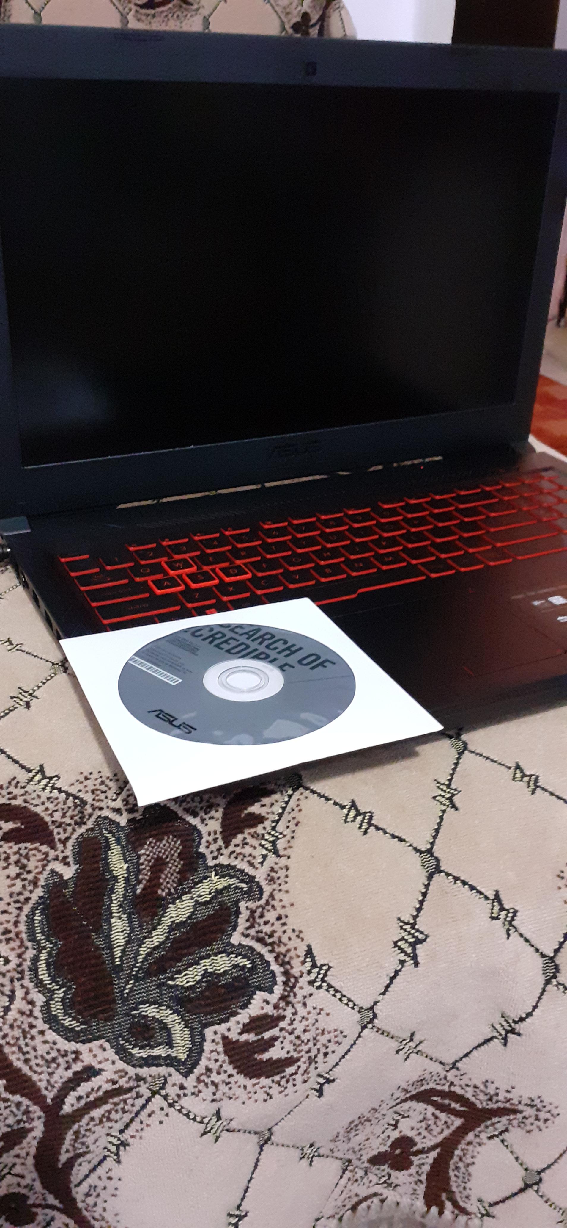 Someone bought a new laptop with no CD writer/reader. They gave him the