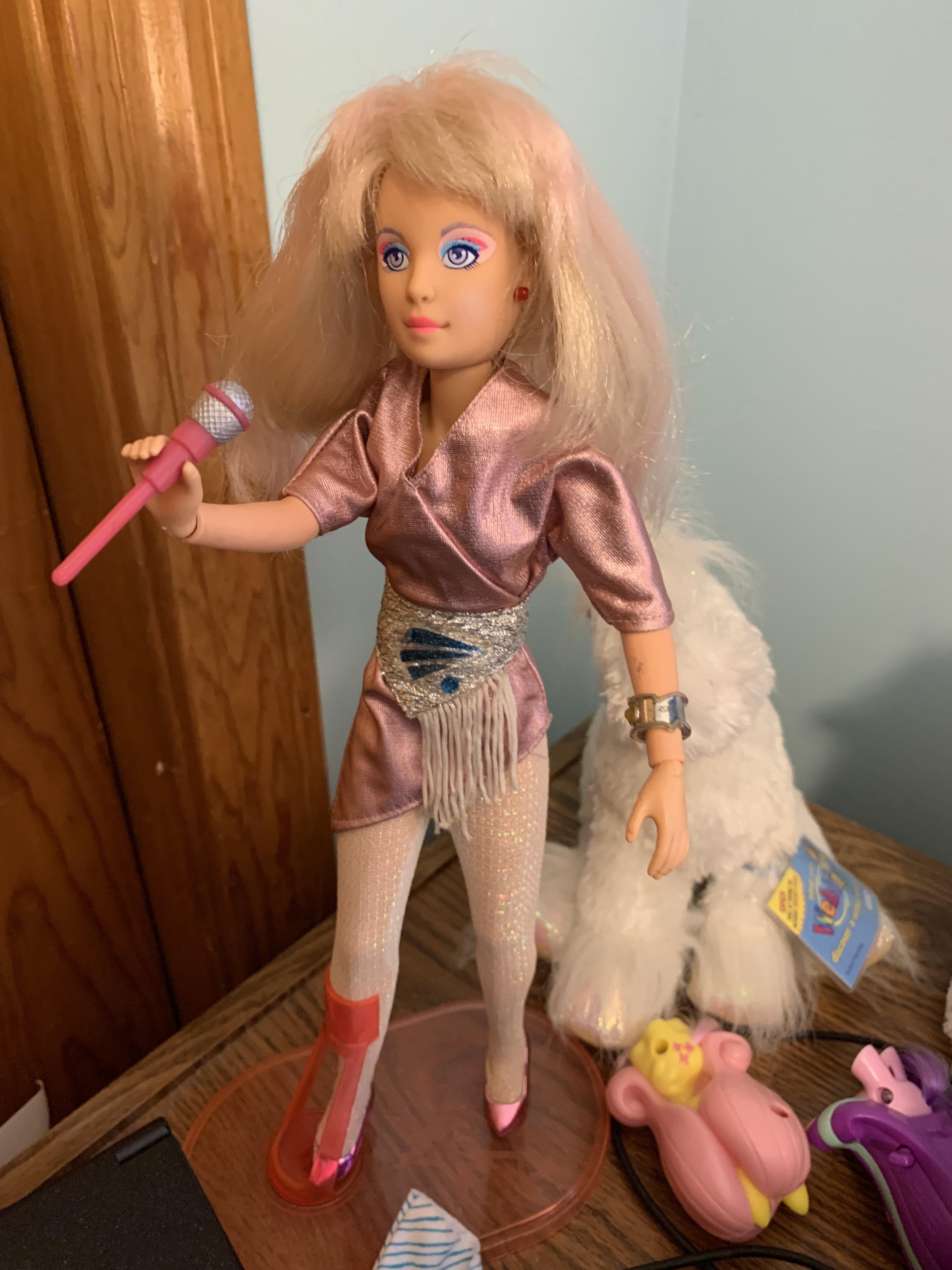 “Showtime Synergy!” (Jem Doll from 1985 from Hasbro, and yes, her