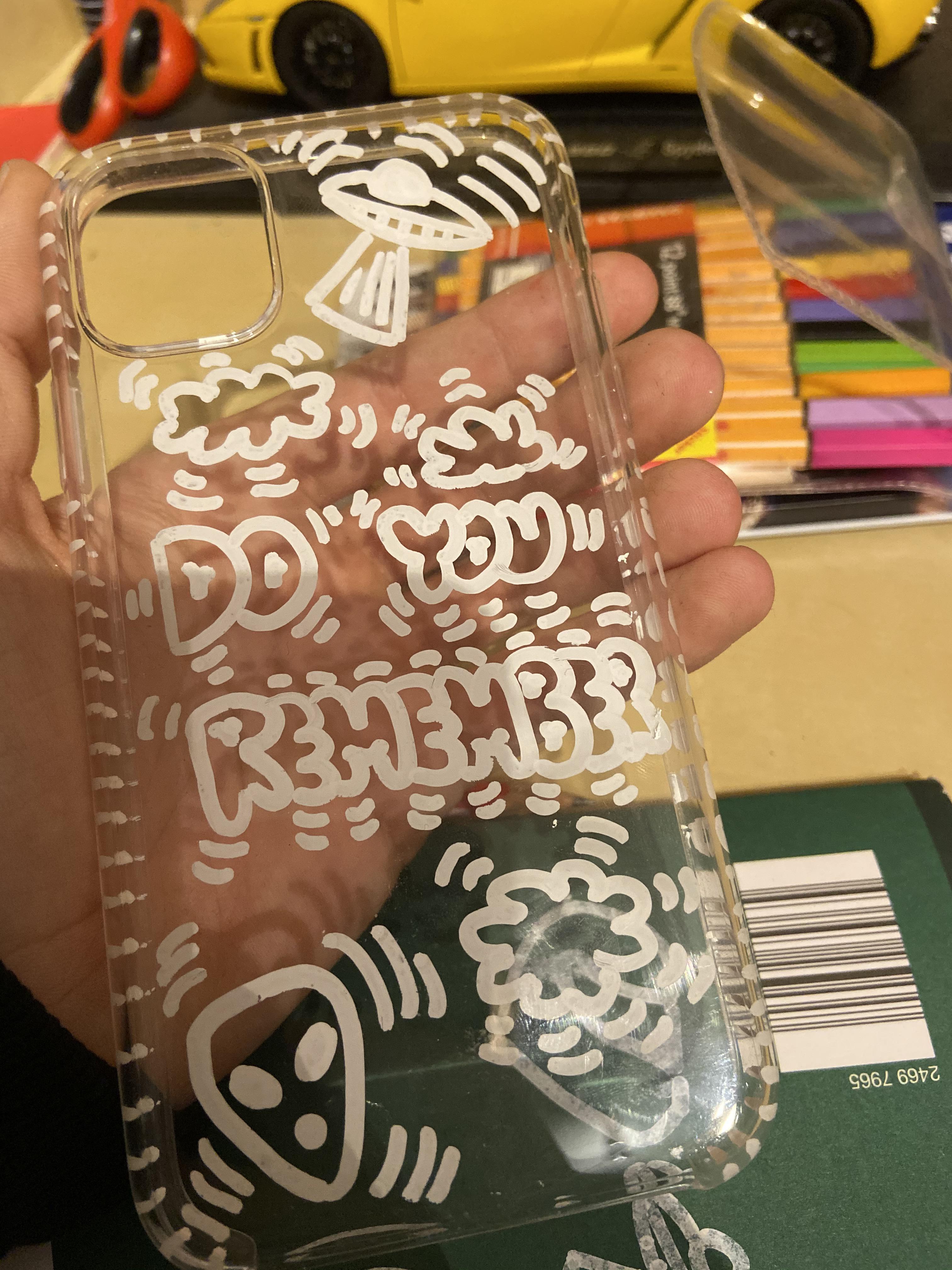 Selfmade IPhone case Inspired by that Blonded Radio poster. I thought y