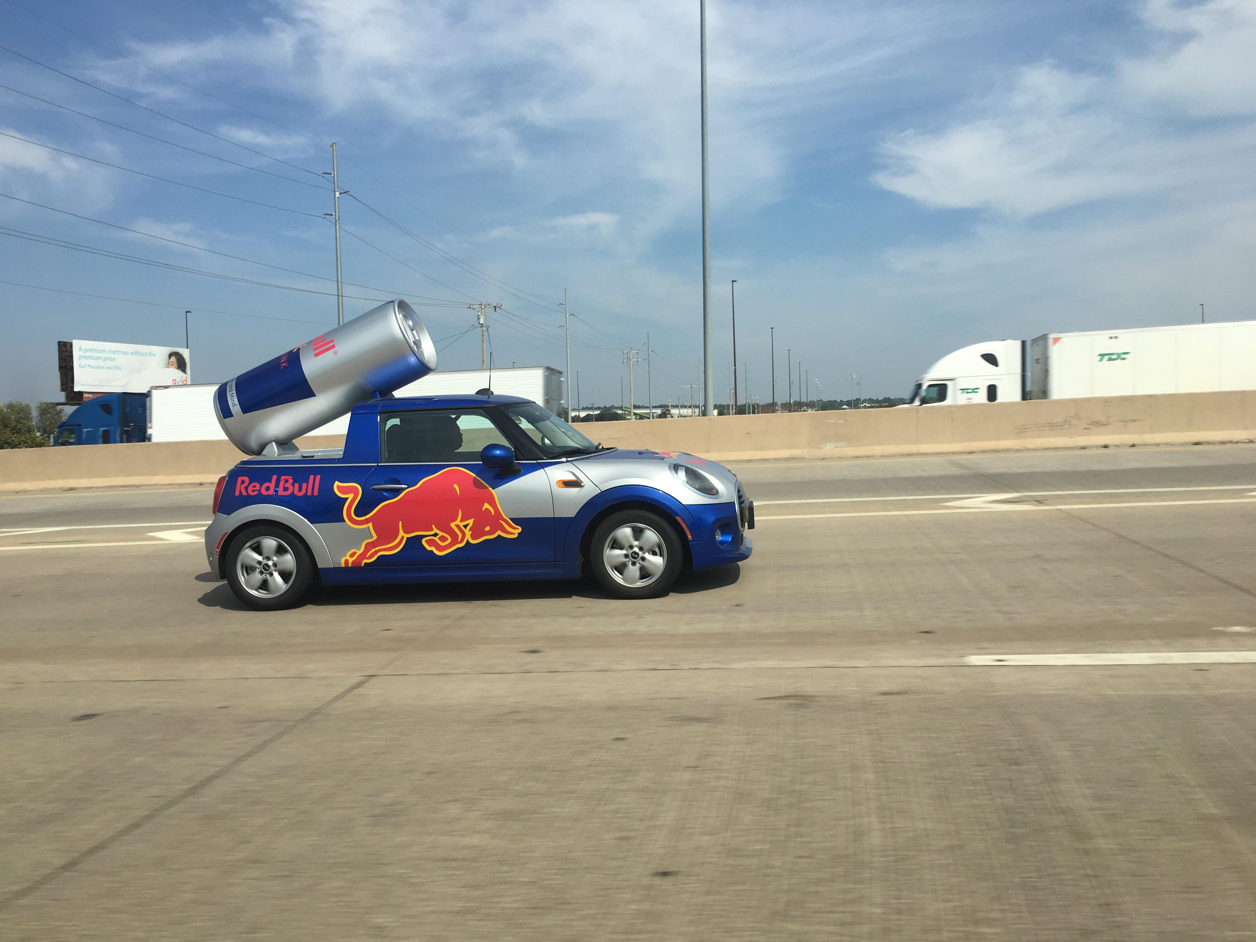 Found a redbull [Mini Cooper] in OKC r/spotted
