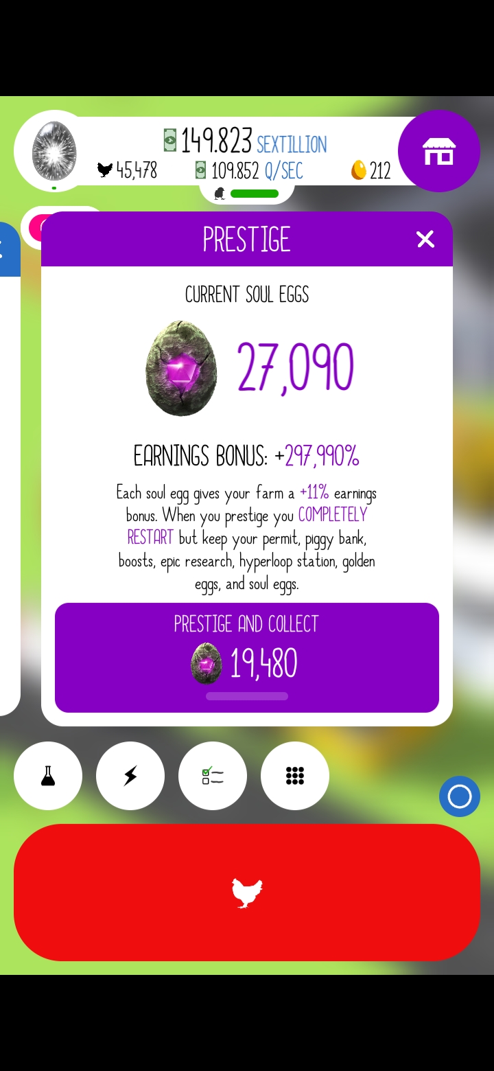 Can someone please eli5 prestige for me? I just don't get it EggsInc