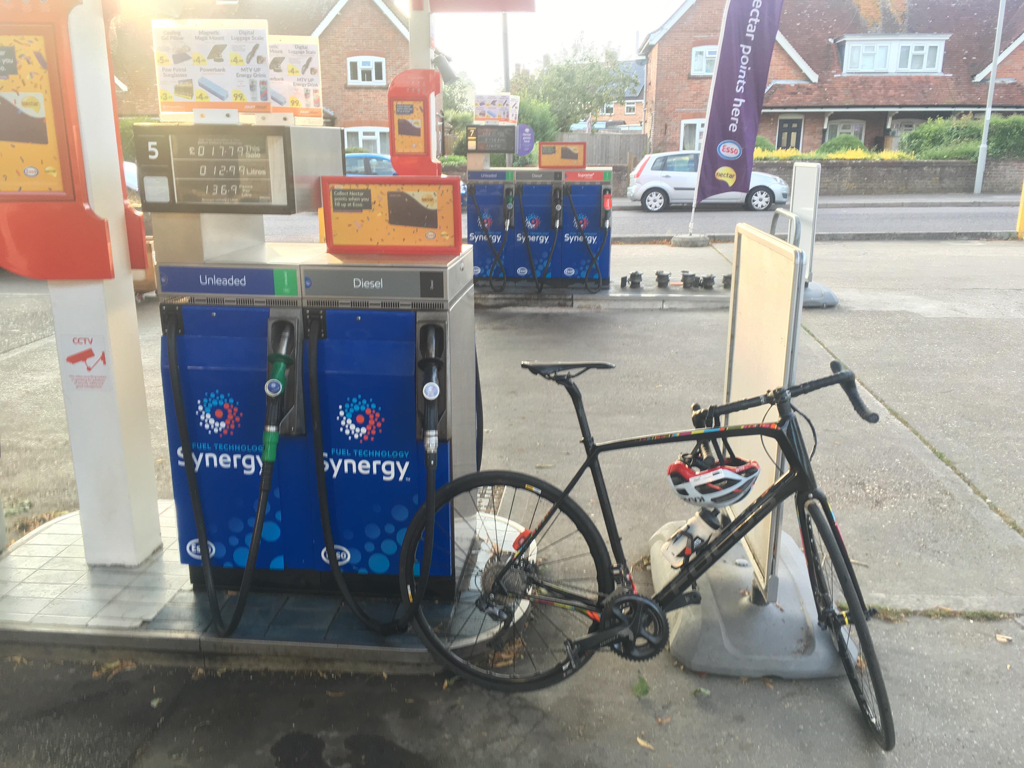 I stopped for "fuel" at a petrol station ⛽️ about the only open place