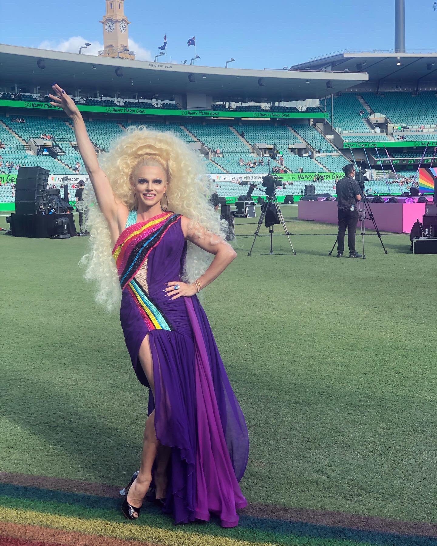 Courtney Act at Sydney Mardi Gras 2021! r/rupaulsdragrace