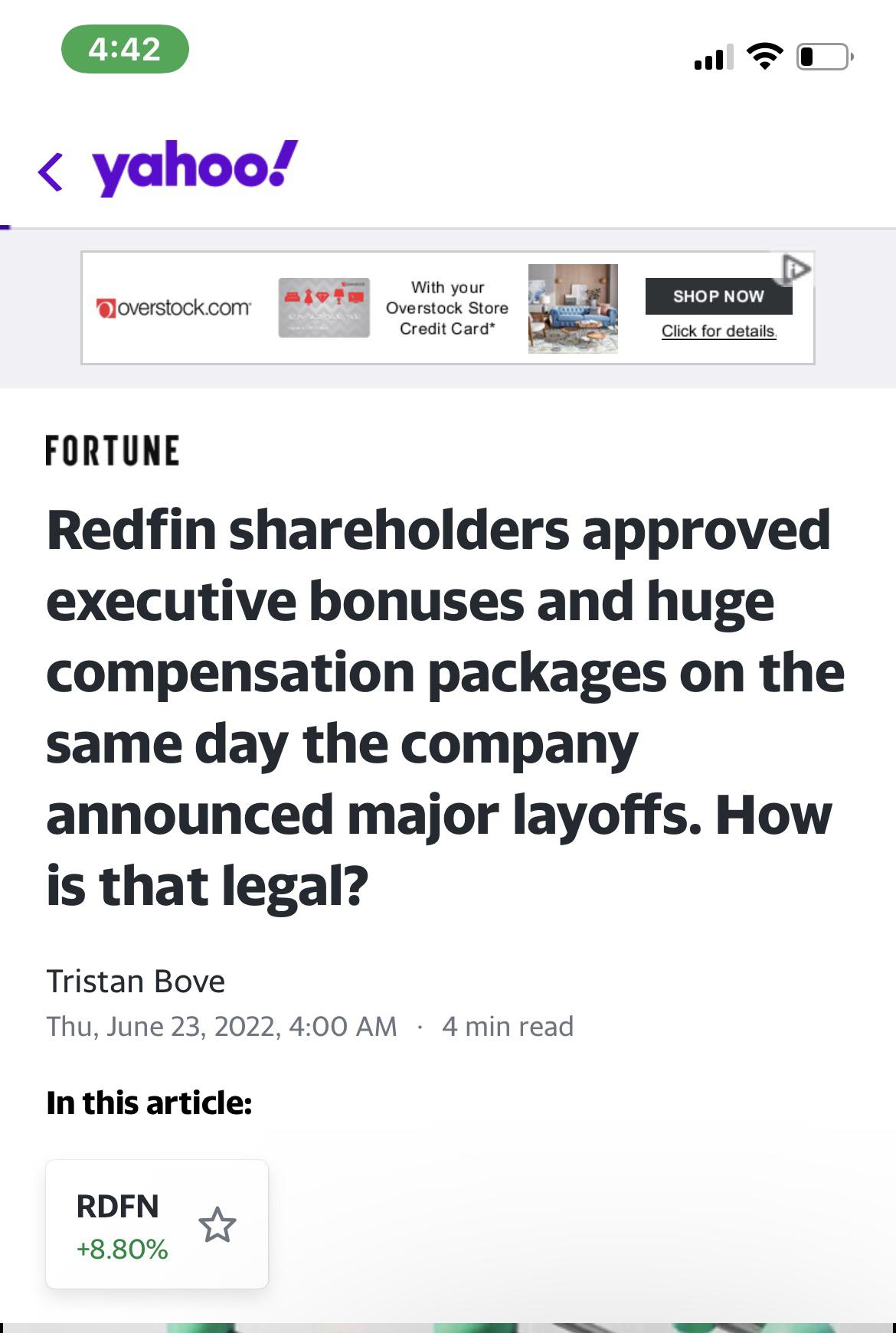 Companies continue to show how they really feel about employees. “An SEC filing reveals that