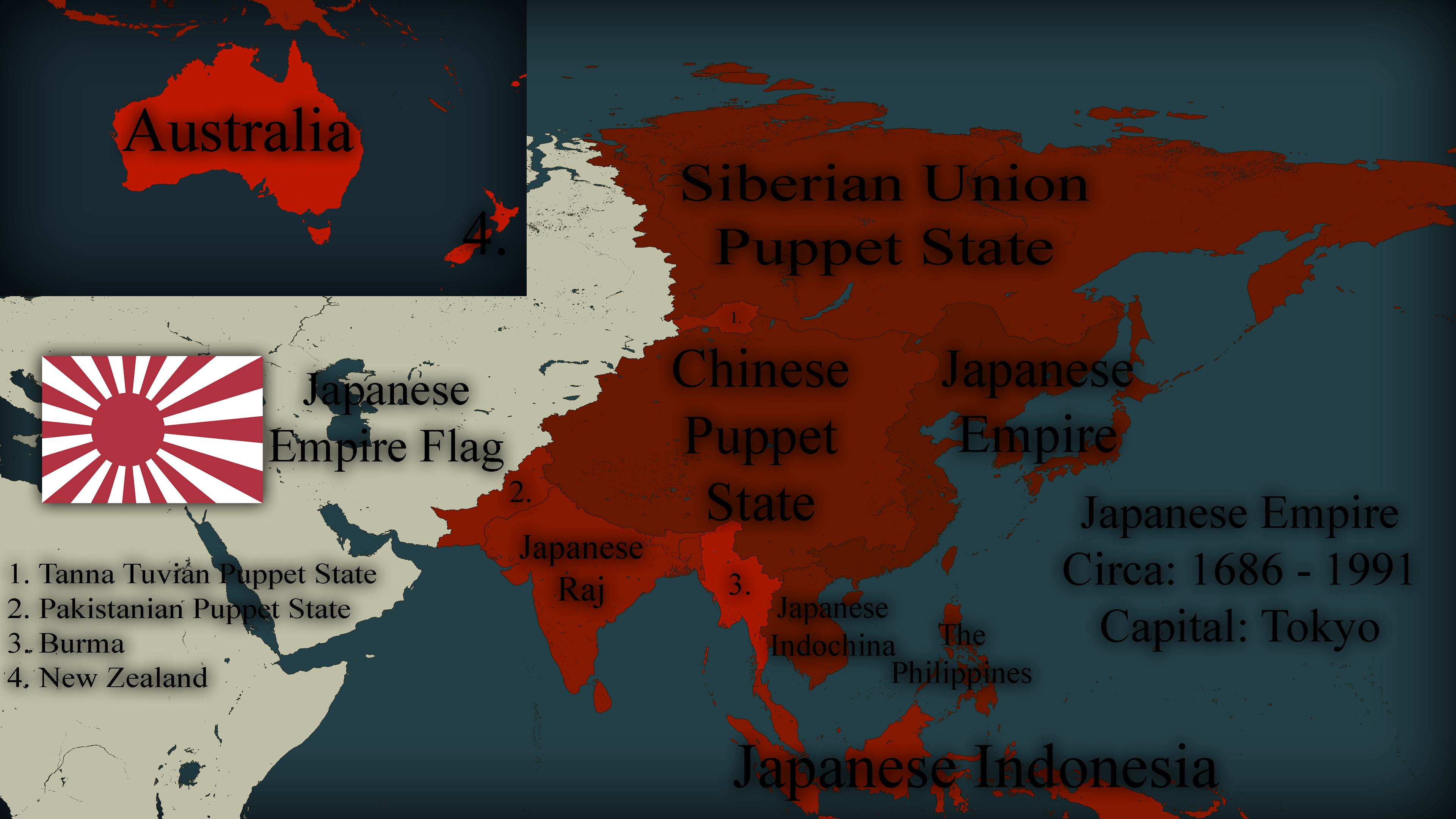 Wow I need Better Material, Anyways, Here's Alternate Japanese Empire