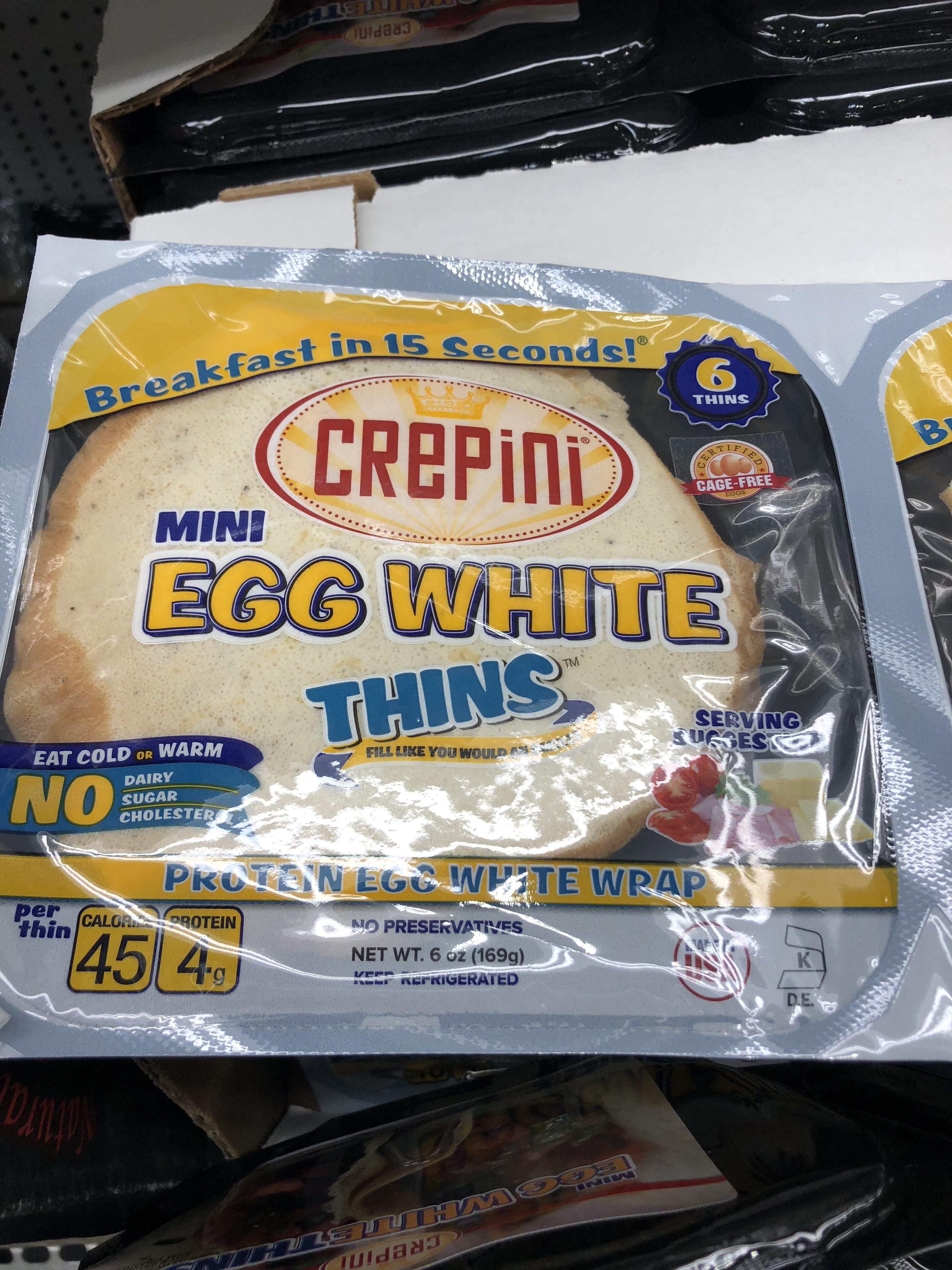 Anyone try these egg white thins from Costco? Says there are crepe like