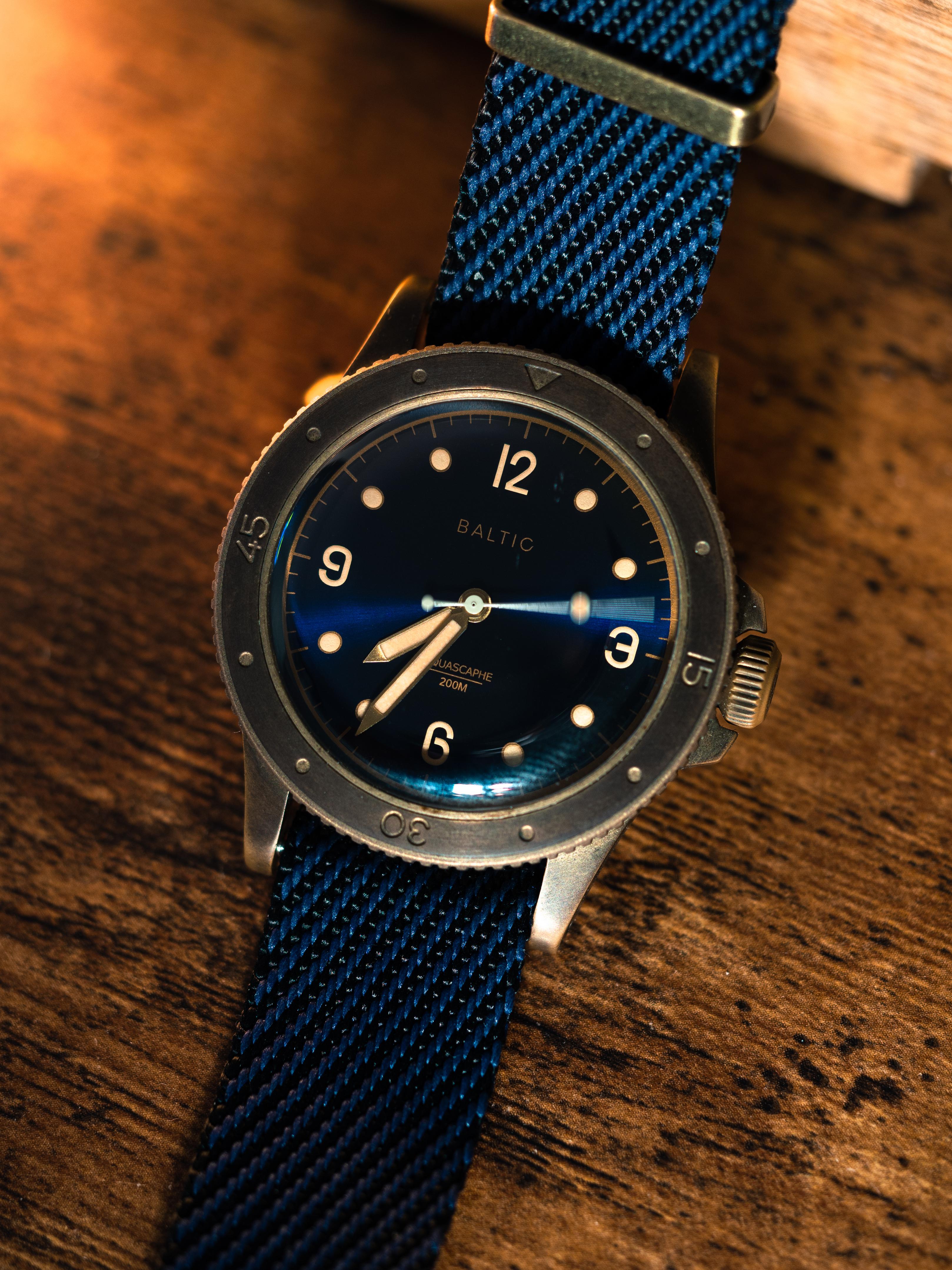[Baltic] Bronze Aquascaphe on a NATO r/Watches