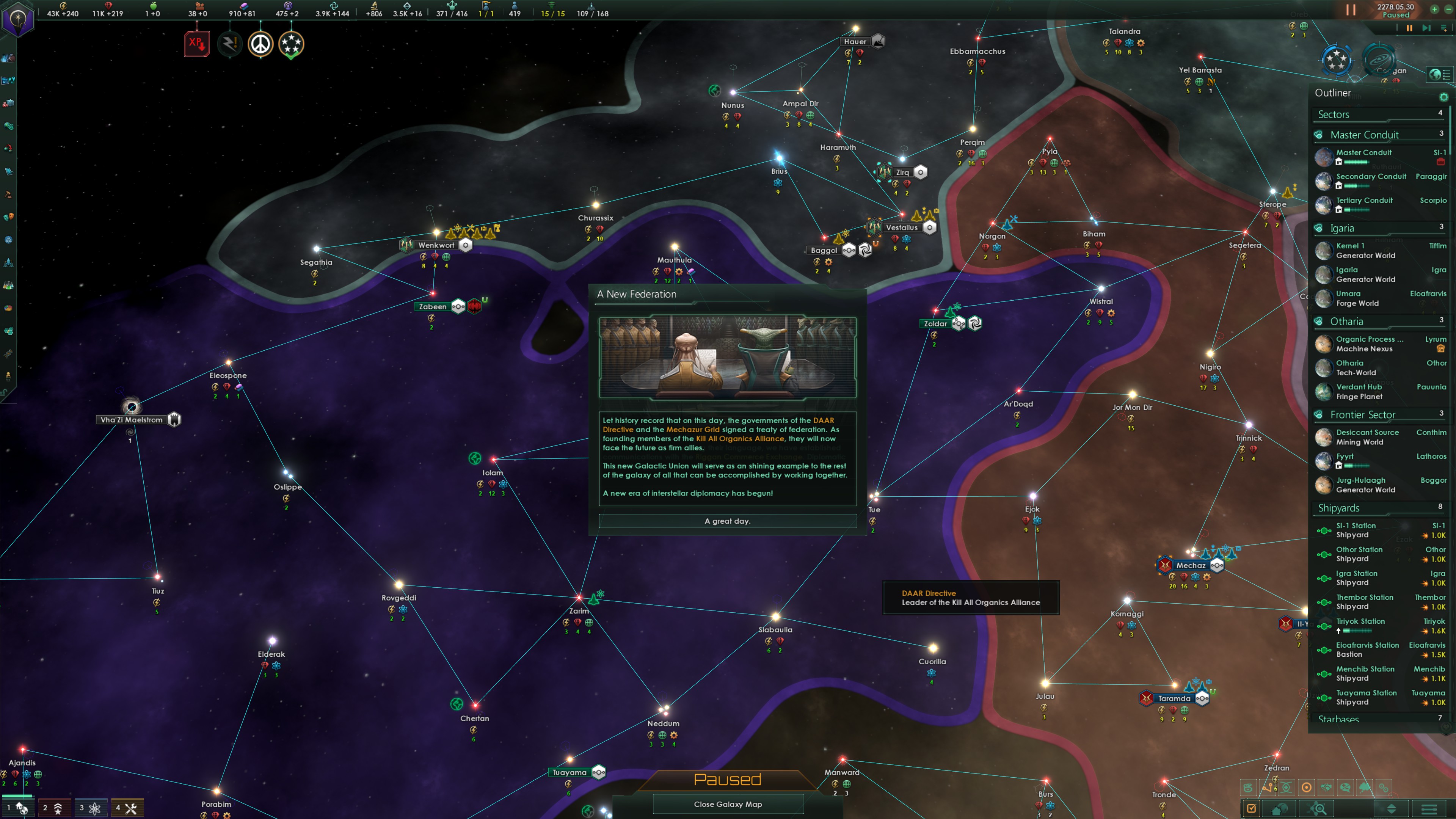 Cleansing the galaxy though the power of friendship