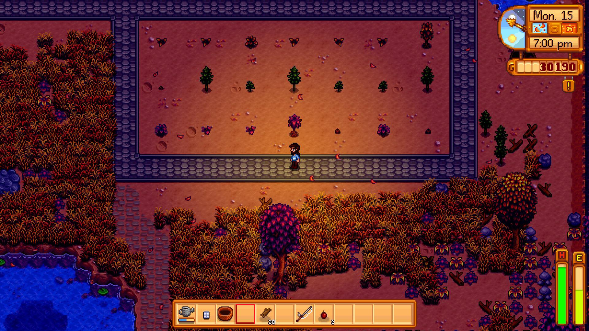 Anyone know why these saplings wont grow? r/StardewValley