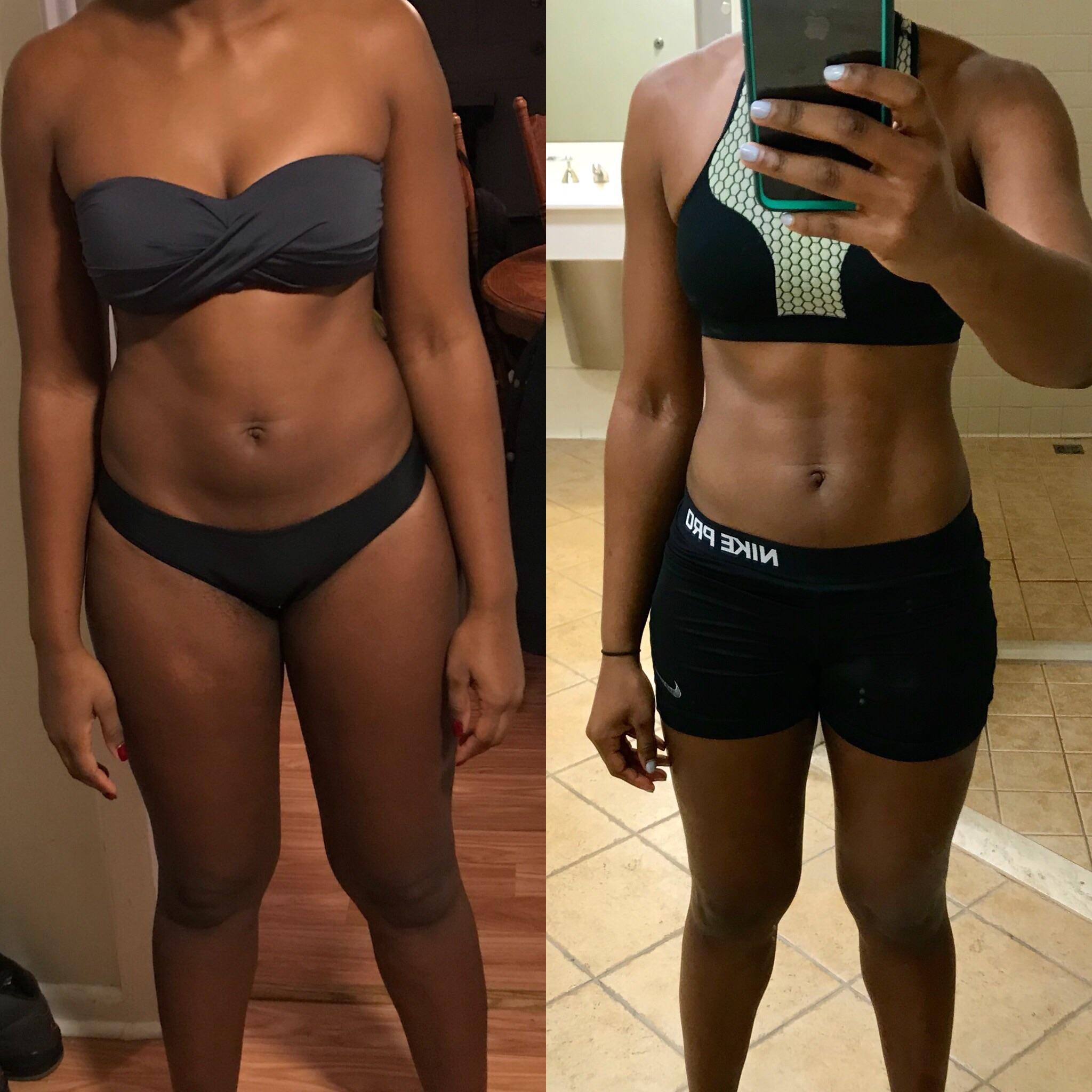 F/24/5’7” [179 > 158 = 21lbs] Abs finally coming through! CICO and