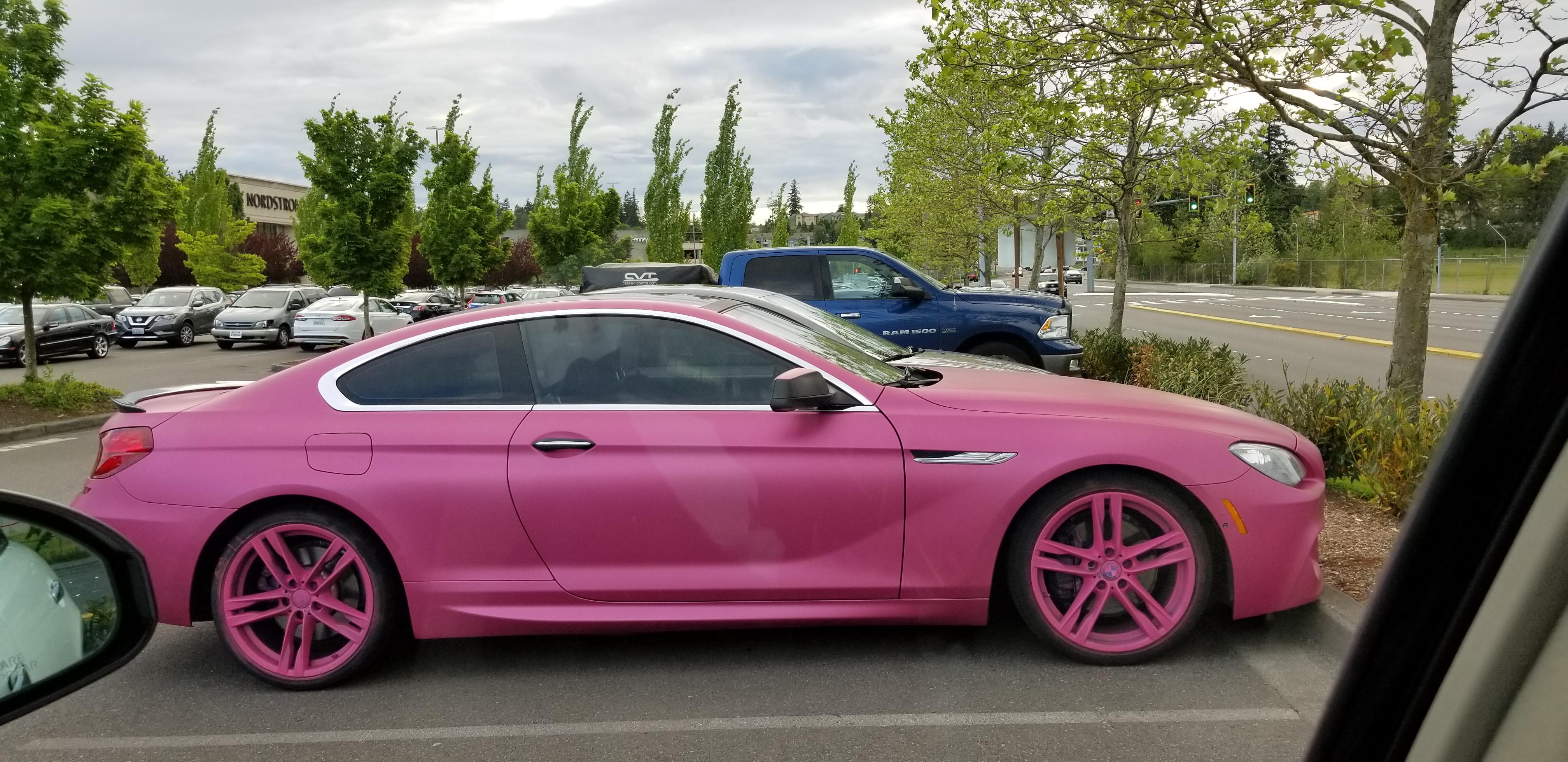 A pink BMW r/ATBGE