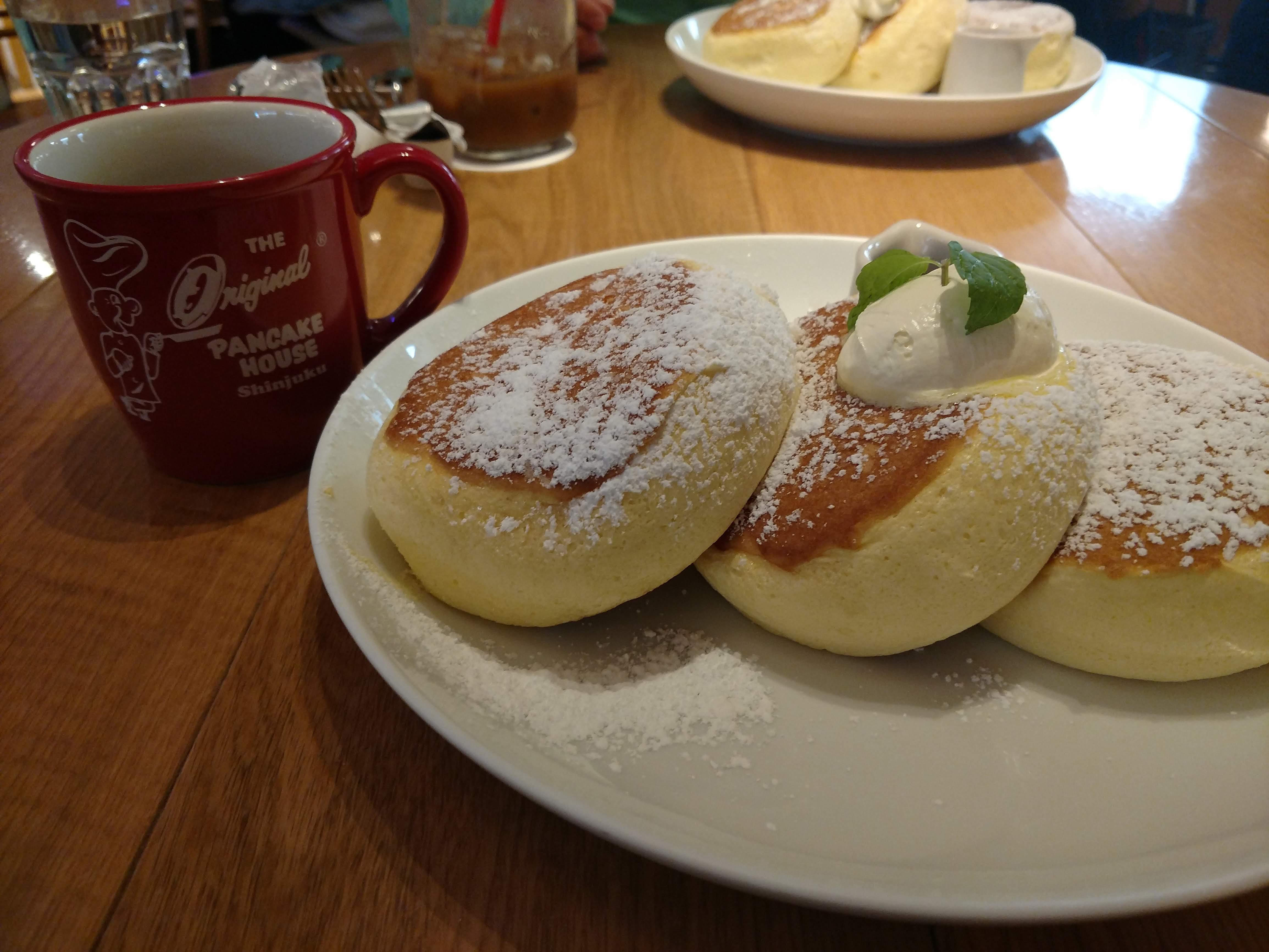 Fluffy Pancakes at THE Original Pancake House, Shinjuku, Tokyo [OC