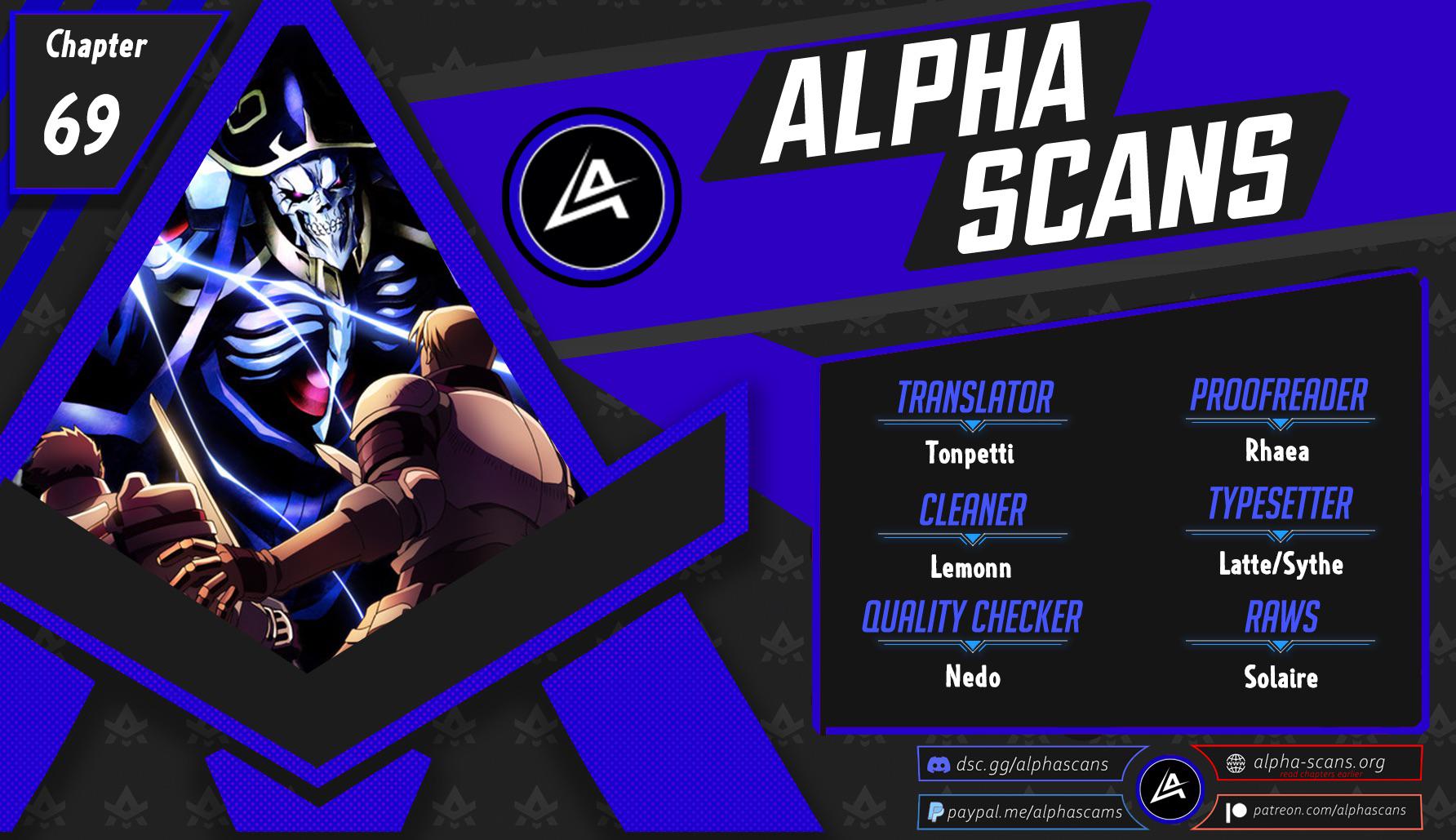 Alpha Scans has officially picked up the Overlord manga starting at