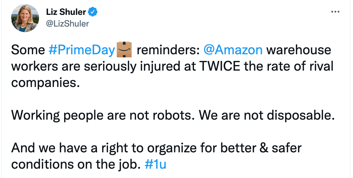 Some reminders for Prime Day, where Amazon warehouse workers are