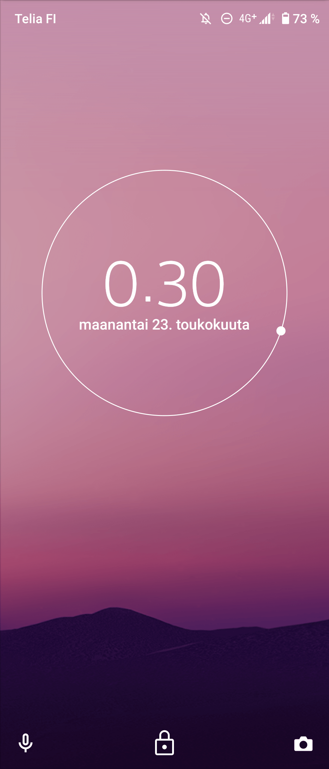 Between about 15 minutes and 1 and. half hours ago my wallpaper changed